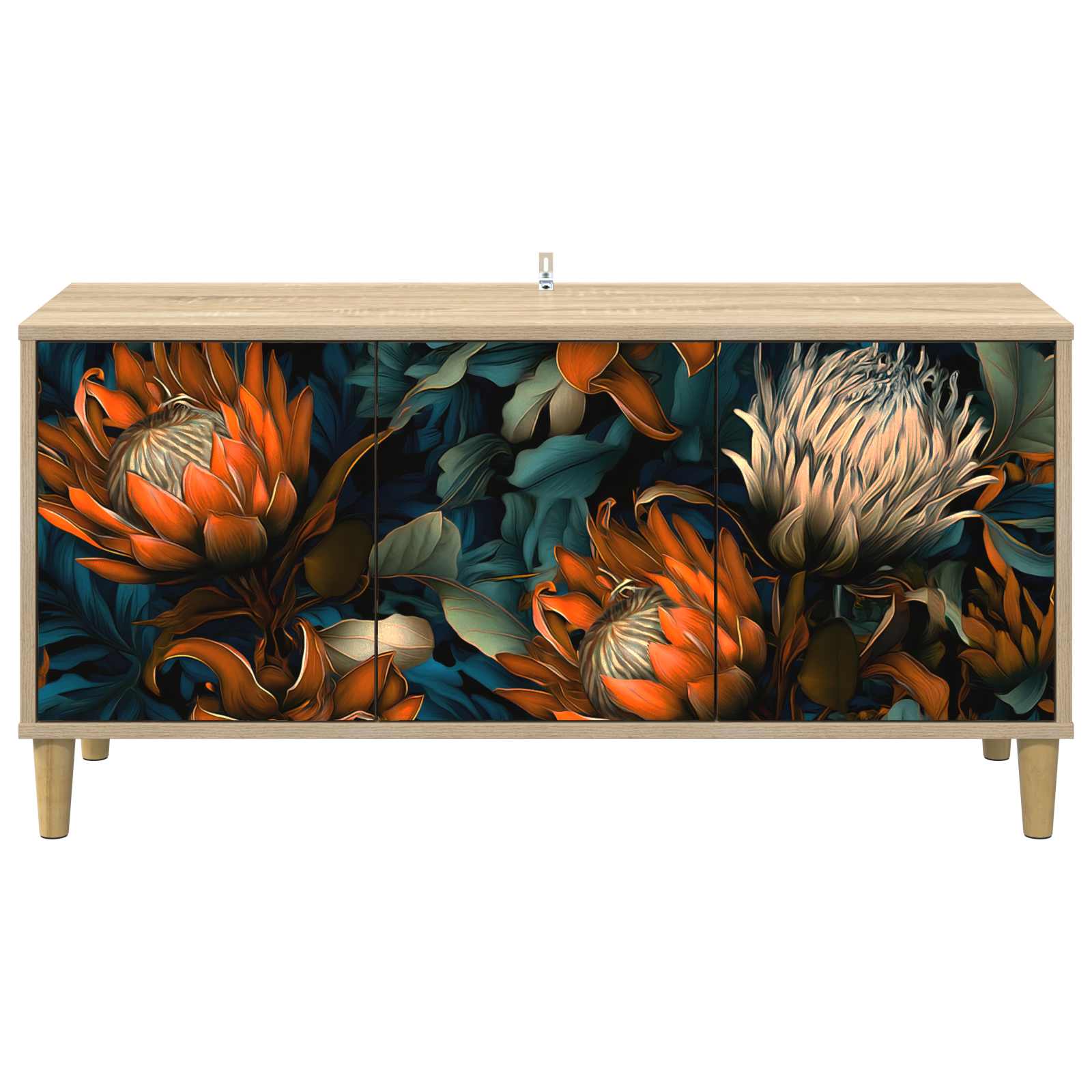 Ντουλάπι TV LOCHEM 102 x 33 x 50 εκ. Sonoma Επεξεργασμένο Ξύλο - Pakobazaar