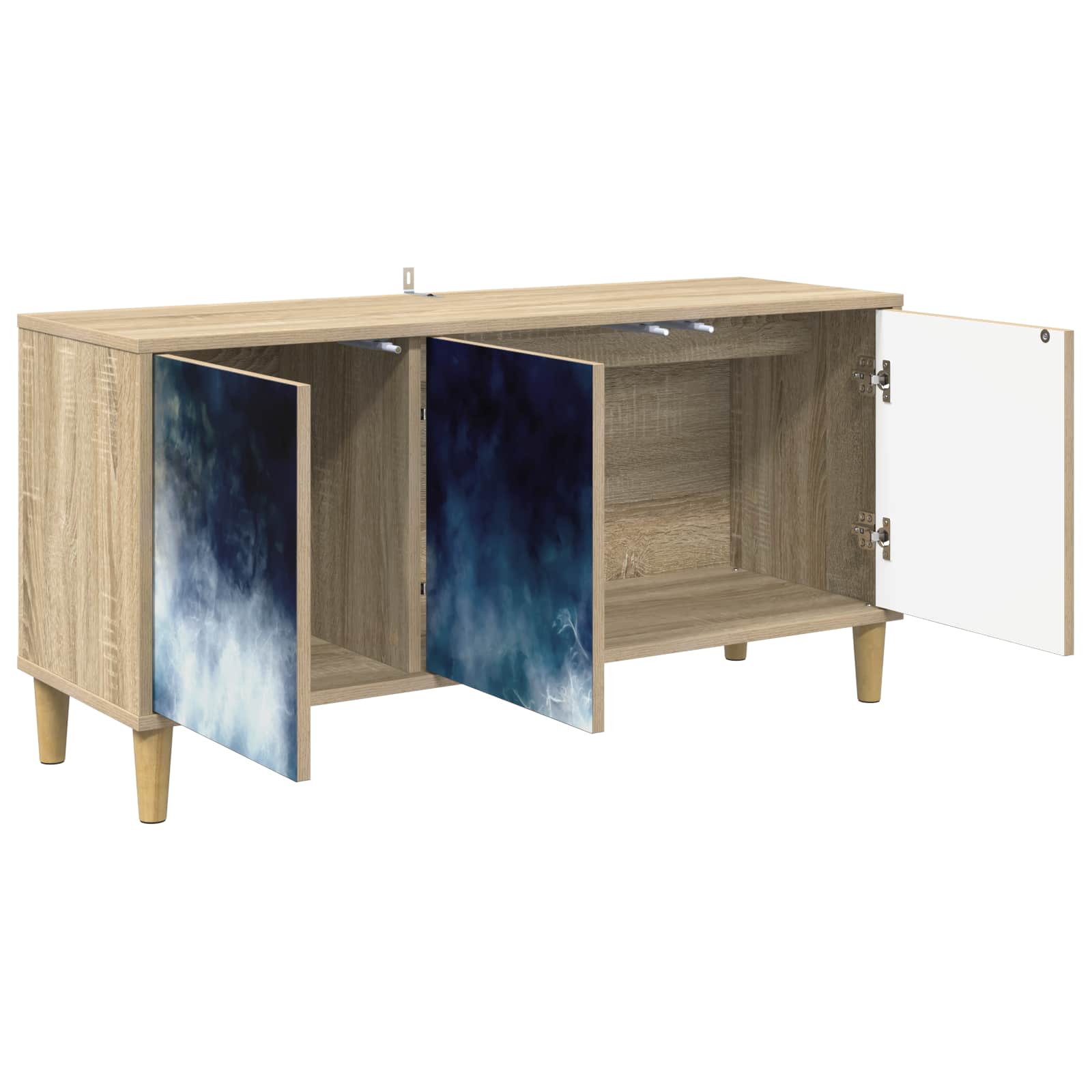Ντουλάπι TV RAALTE 102 x 33 x 50 εκ. Sonoma Επεξεργασμένο Ξύλο
