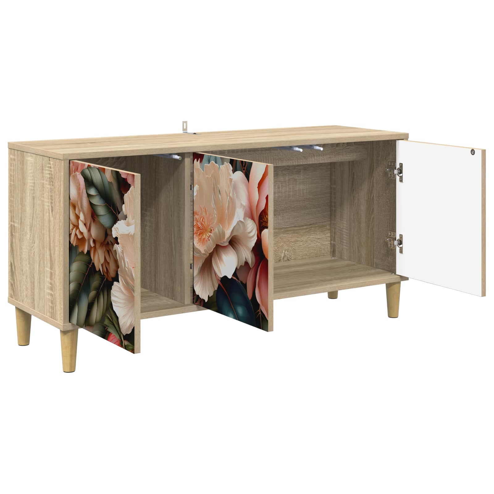 Ντουλάπι TV BORNE 102 x 33 x 50 εκ. Sonoma Επεξεργασμένο Ξύλο