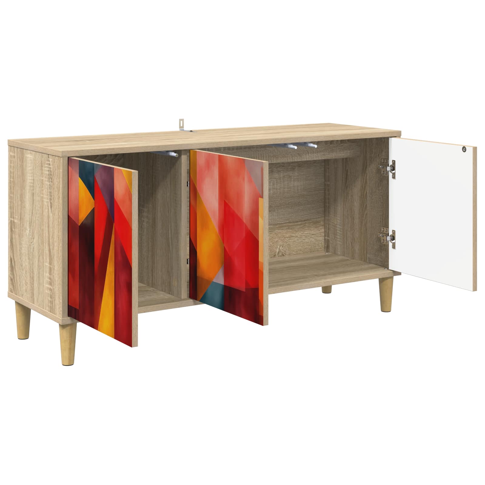 Ντουλάπι TV HEESCH 102 x 33 x 50 εκ. Sonoma Επεξεργασμένο Ξύλο