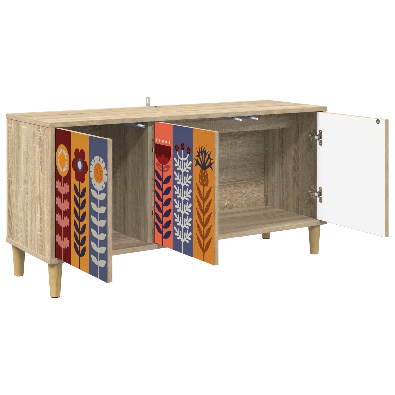 Ντουλάπι TV ESSEN 102 x 33 x 50 εκ. Sonoma Επεξεργασμένο Ξύλο - Pakobazaar