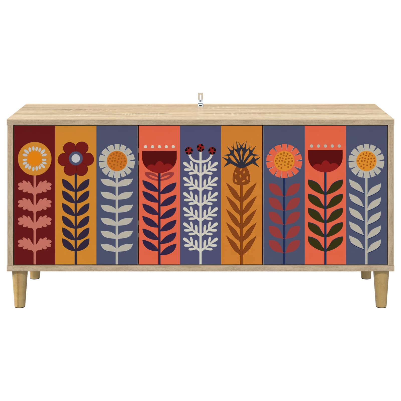 Ντουλάπι TV ESSEN 102 x 33 x 50 εκ. Sonoma Επεξεργασμένο Ξύλο - Pakobazaar