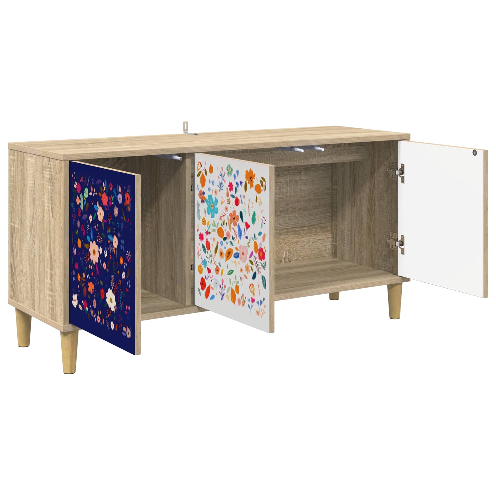 Ντουλάπι TV MAINZ 102 x 33 x 50 εκ. Sonoma Επεξεργασμένο Ξύλο - Pakobazaar