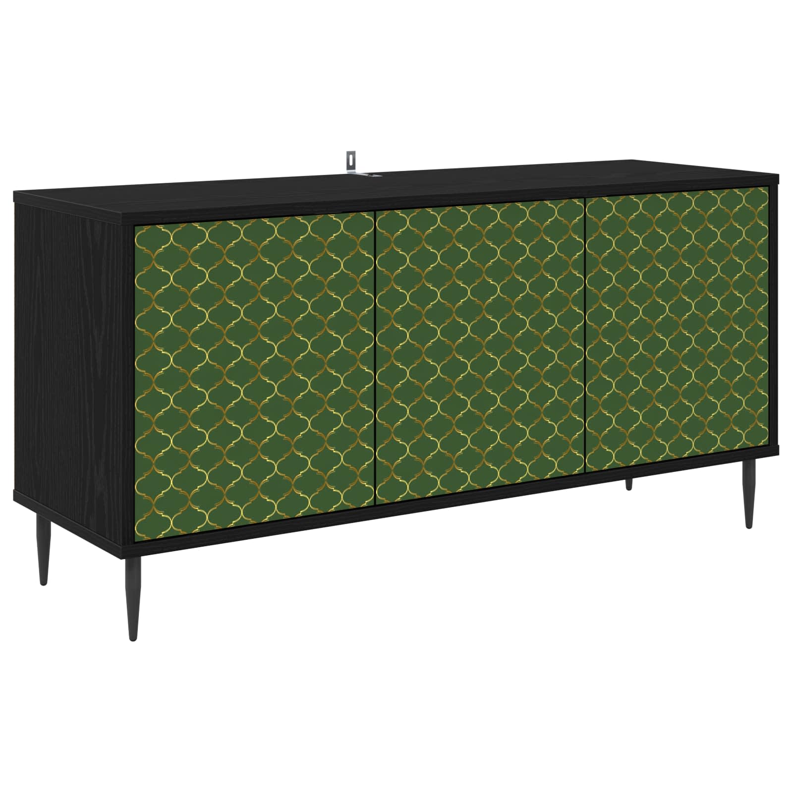 Ντουλάπι TV GELEEN 102 x 33 x 51 εκ Μαύρη Δρυς - Pakobazaar