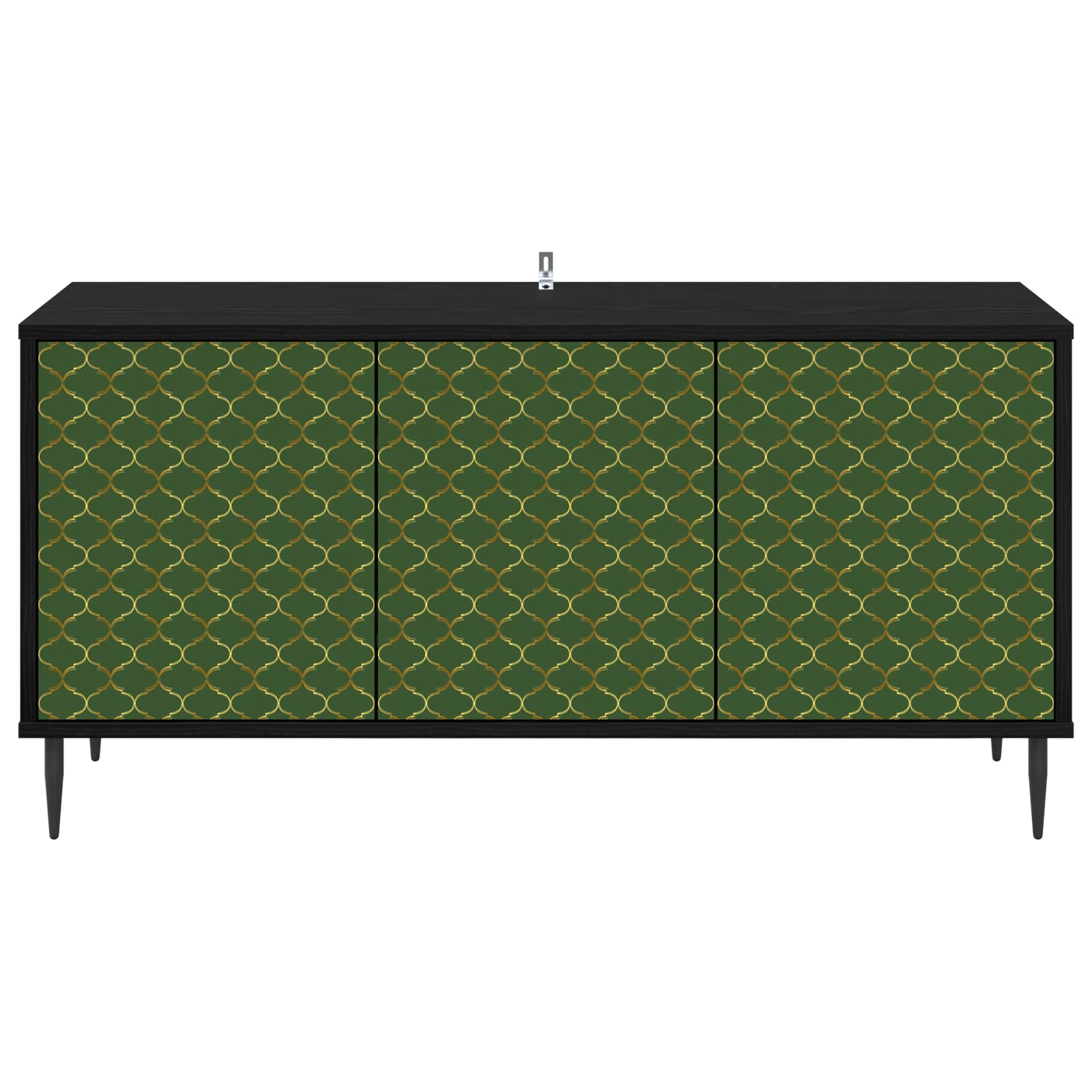 Ντουλάπι TV GELEEN 102 x 33 x 51 εκ Μαύρη Δρυς - Pakobazaar