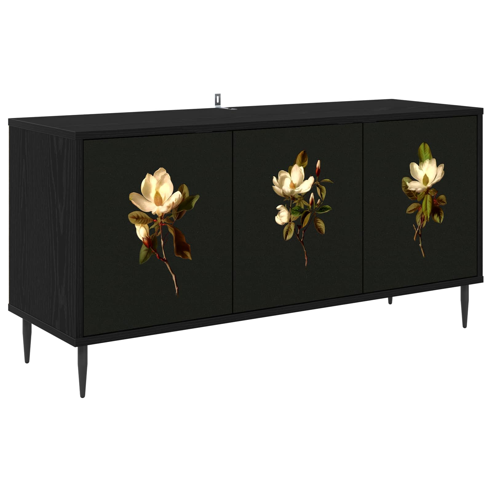 Ντουλάπι TV BREMEN 102 x 33 x 51 εκ Μαύρη Δρυς - Pakobazaar