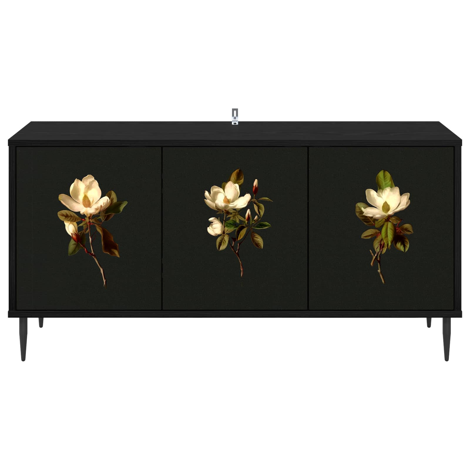 Ντουλάπι TV BREMEN 102 x 33 x 51 εκ Μαύρη Δρυς - Pakobazaar
