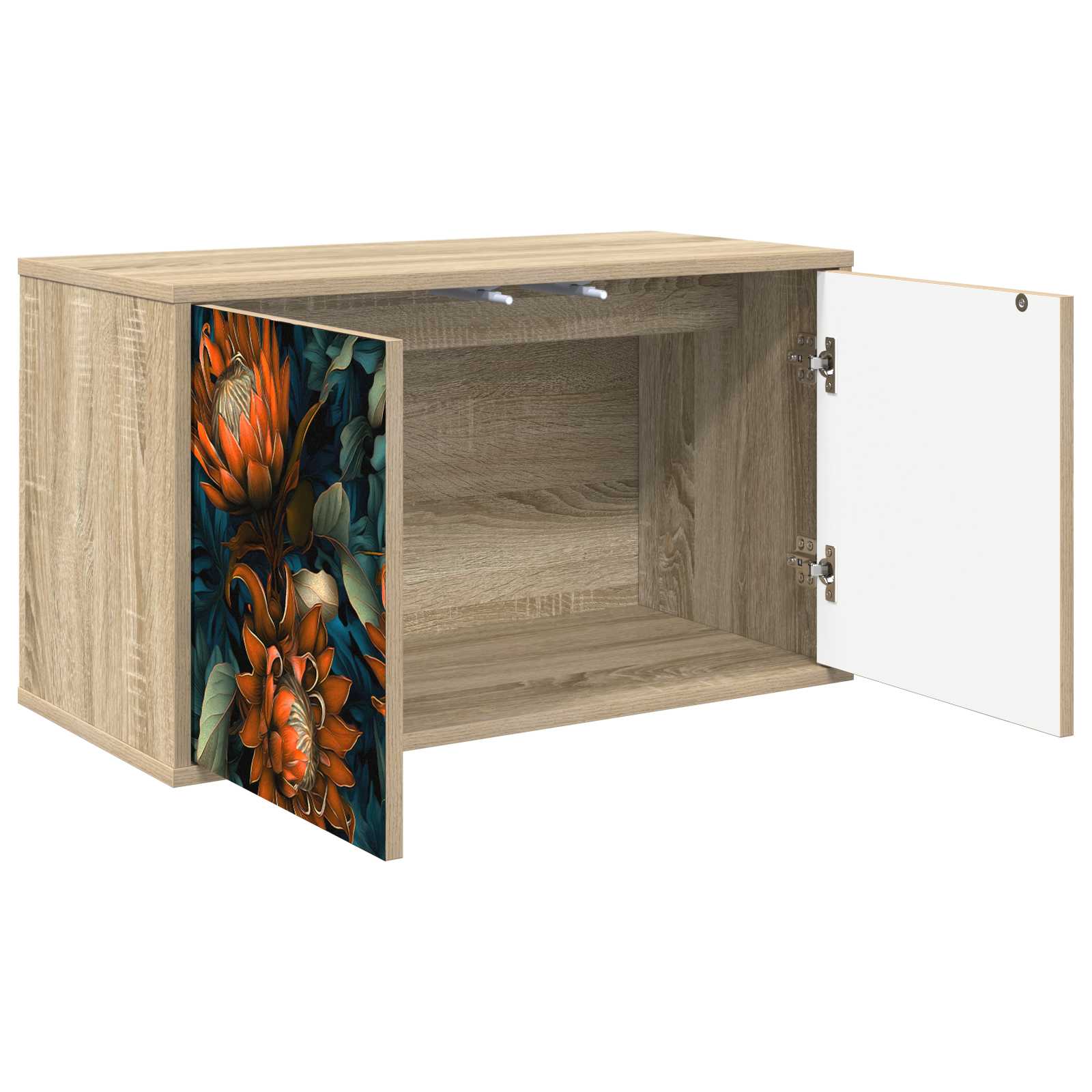 Κρεμαστός θρανίο τηλεόρασης LOCHEM 69 x 33 x 40 εκ Sonoma Δρυς - Pakobazaar