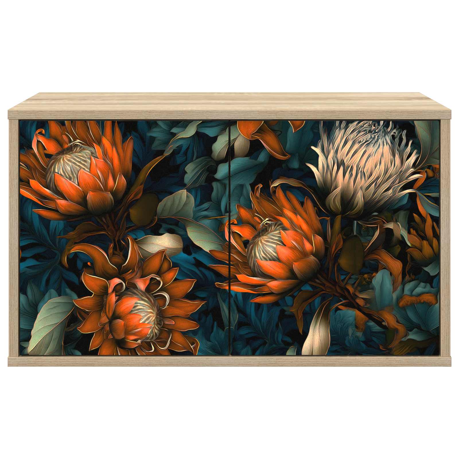 Κρεμαστός θρανίο τηλεόρασης LOCHEM 69 x 33 x 40 εκ Sonoma Δρυς - Pakobazaar