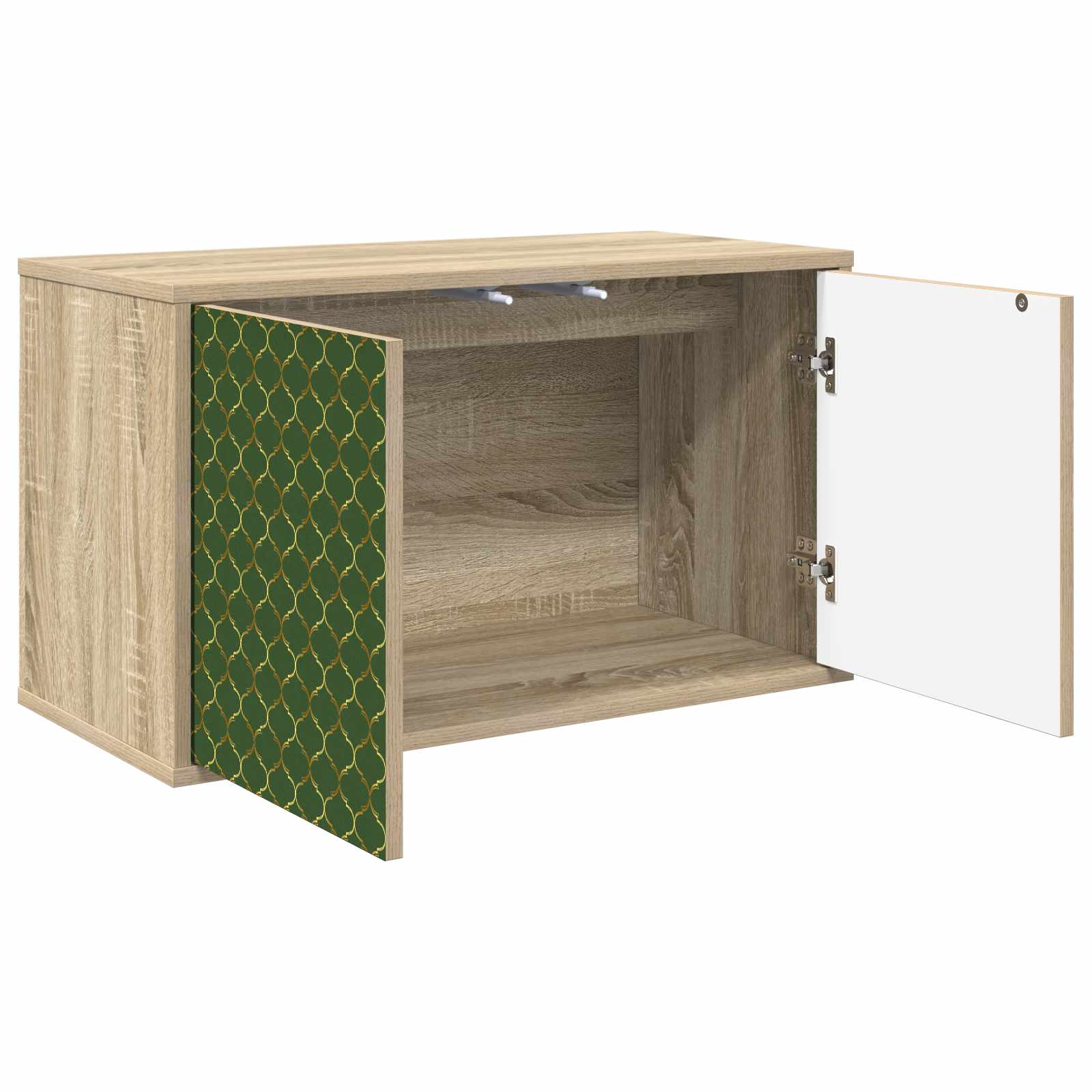 Κρεμαστός θρανίο τηλεόρασης GELEEN 69 x 33 x 40 εκ Sonoma Δρυς