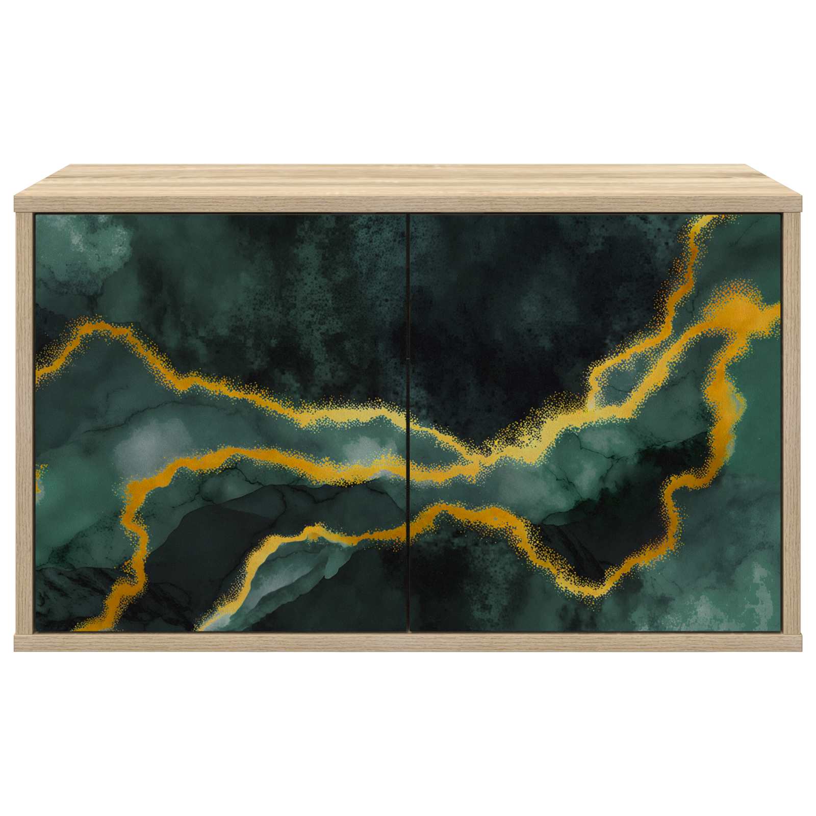 Κρεμαστός θρανίο τηλεόρασης WIJHE 69 x 33 x 40 εκ Sonoma Δρυς