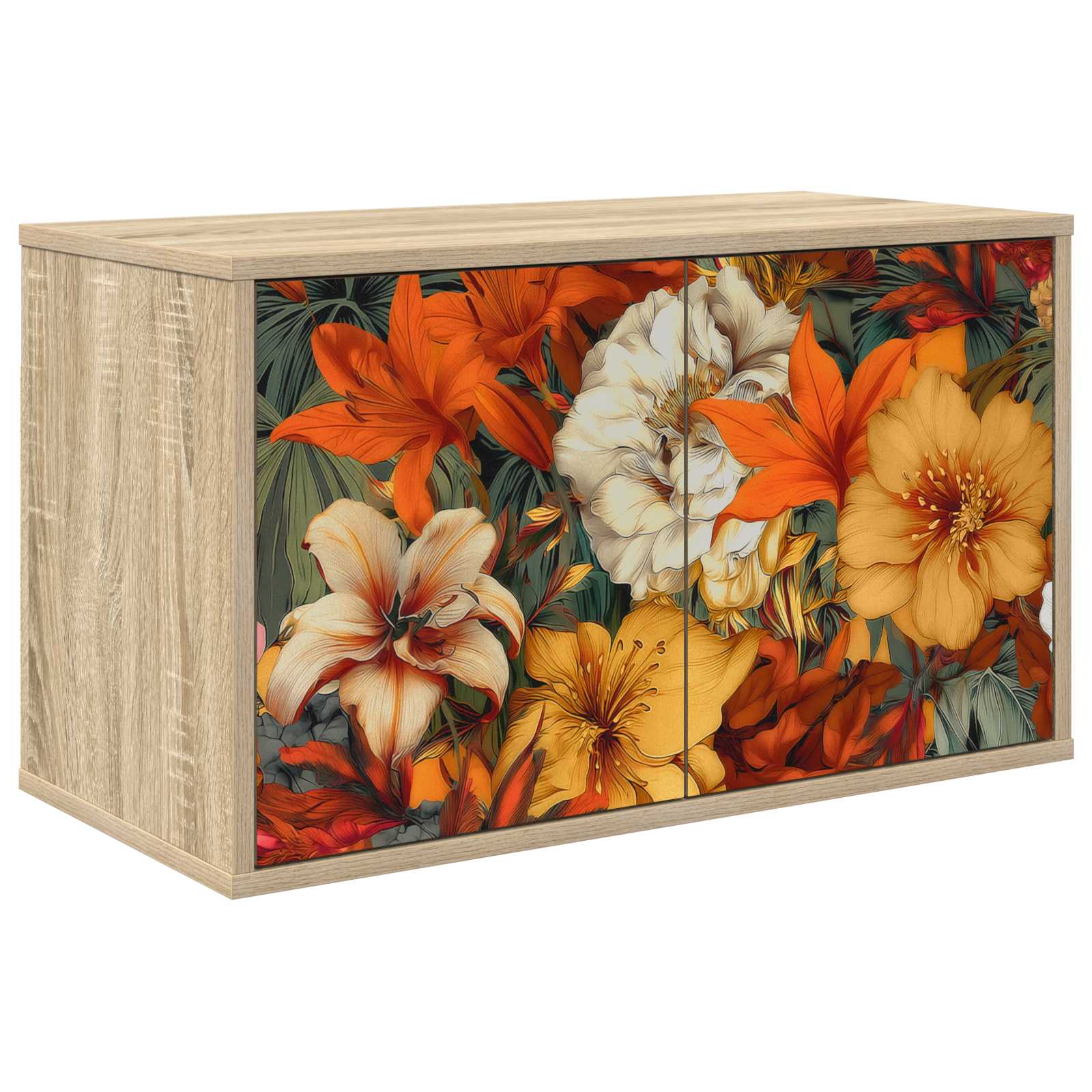 Κρεμαστός θρανίο τηλεόρασης GENNEP 69 x 33 x 40 εκ Sonoma Δρυς - Pakobazaar