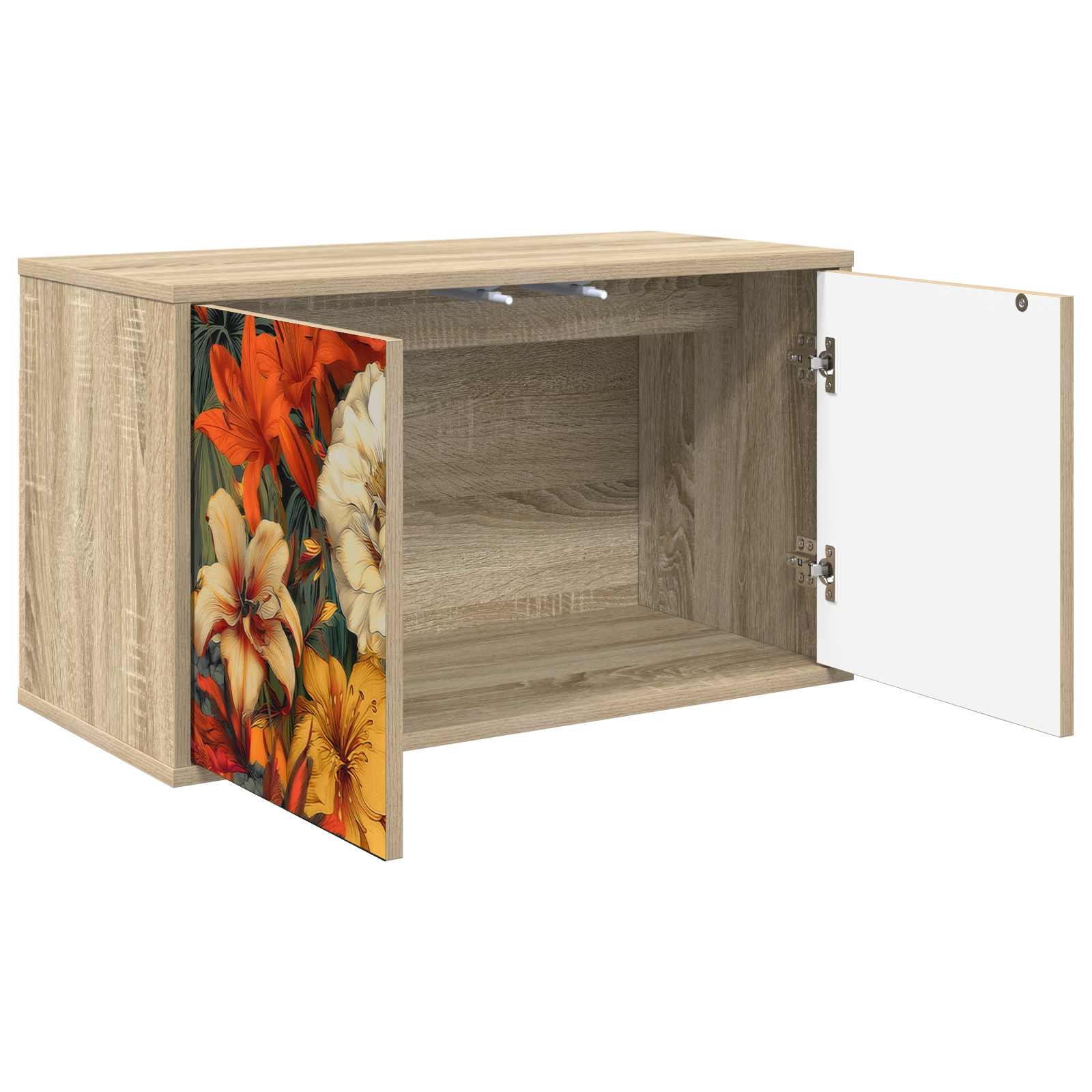 Κρεμαστός θρανίο τηλεόρασης GENNEP 69 x 33 x 40 εκ Sonoma Δρυς - Pakobazaar