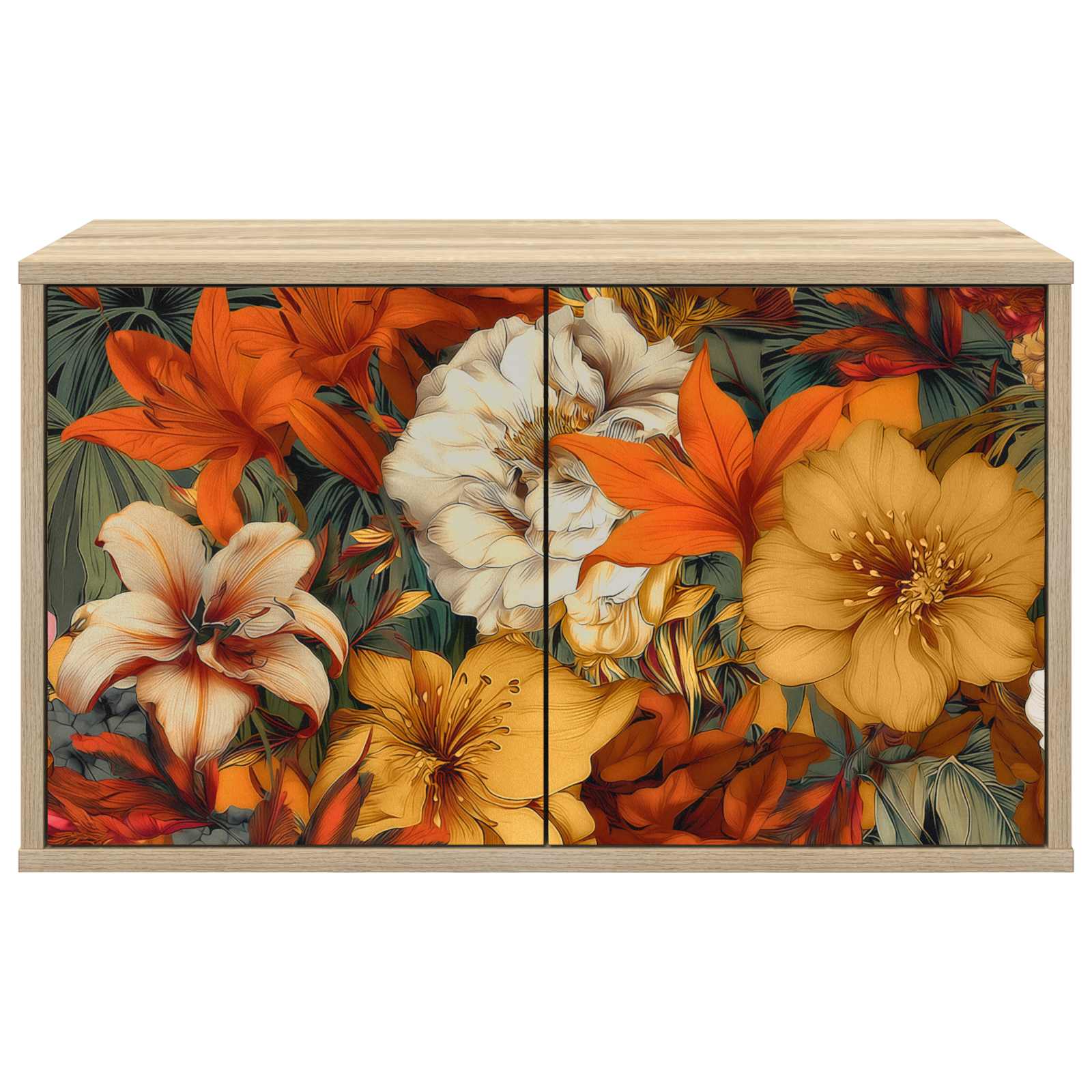 Κρεμαστός θρανίο τηλεόρασης GENNEP 69 x 33 x 40 εκ Sonoma Δρυς - Pakobazaar