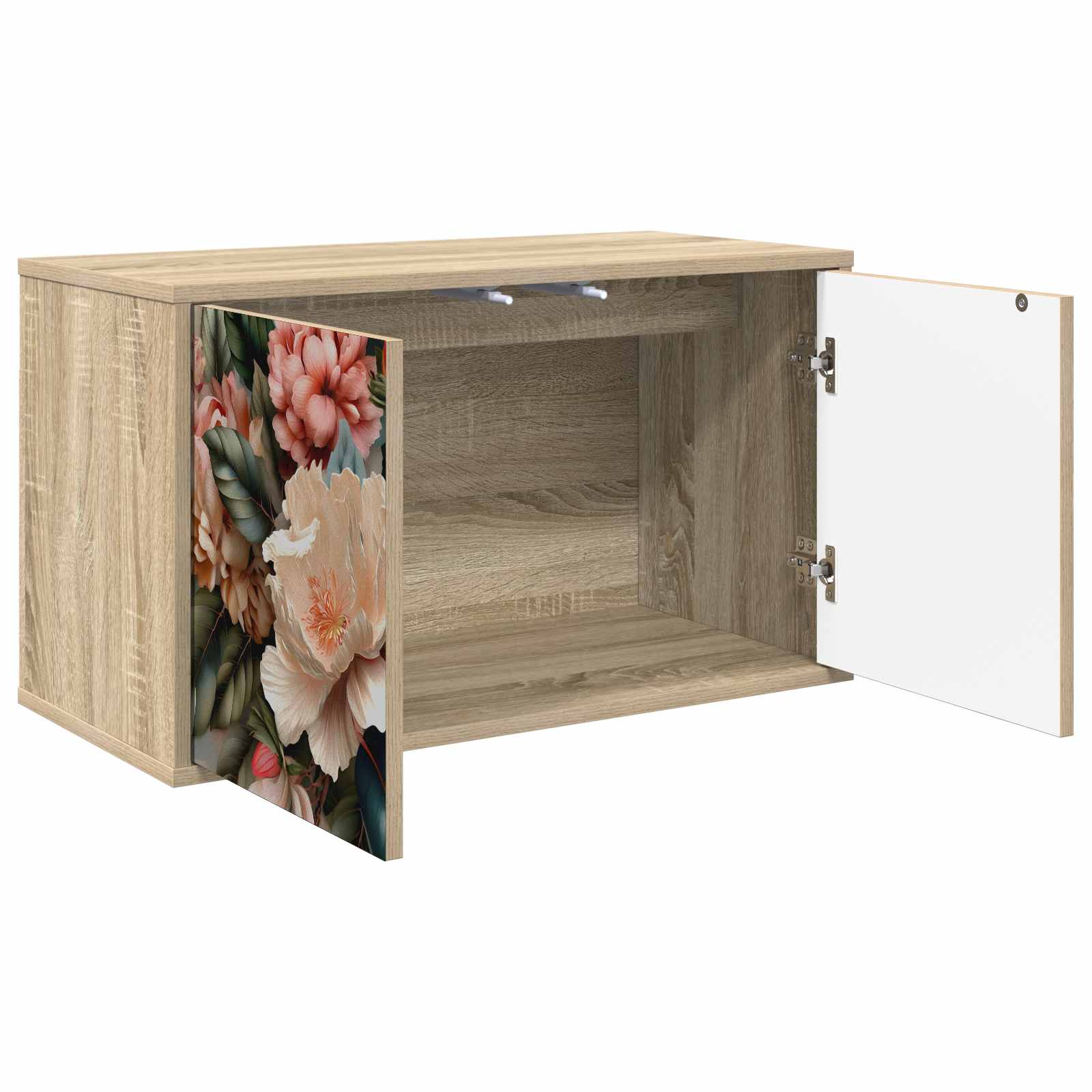 Κρεμαστός θρανίο τηλεόρασης BORNE 69 x 33 x 40 εκ Sonoma Δρυς
