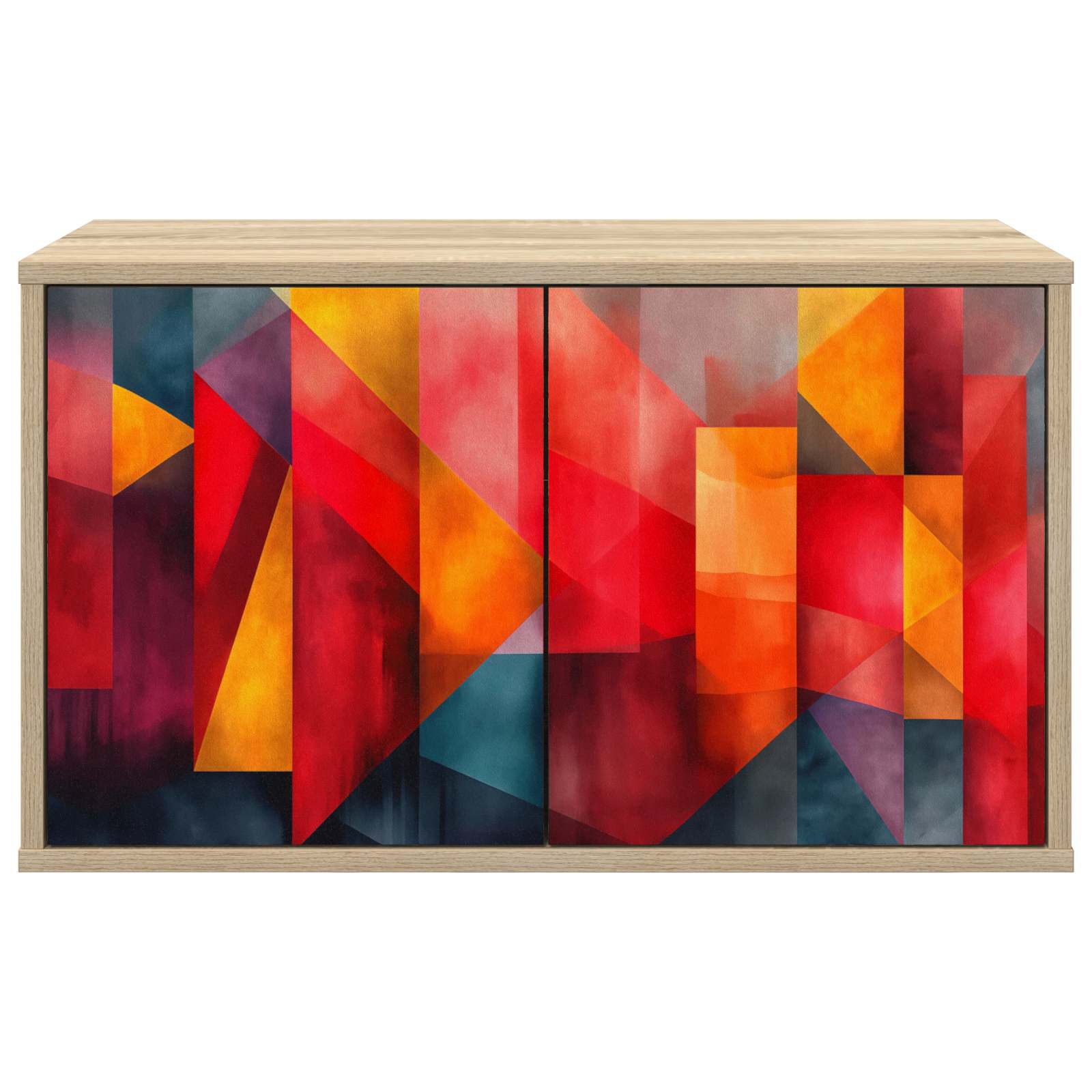 Κρεμαστός θρανίο τηλεόρασης HEESCH 69 x 33 x 40 εκ Sonoma Δρυς