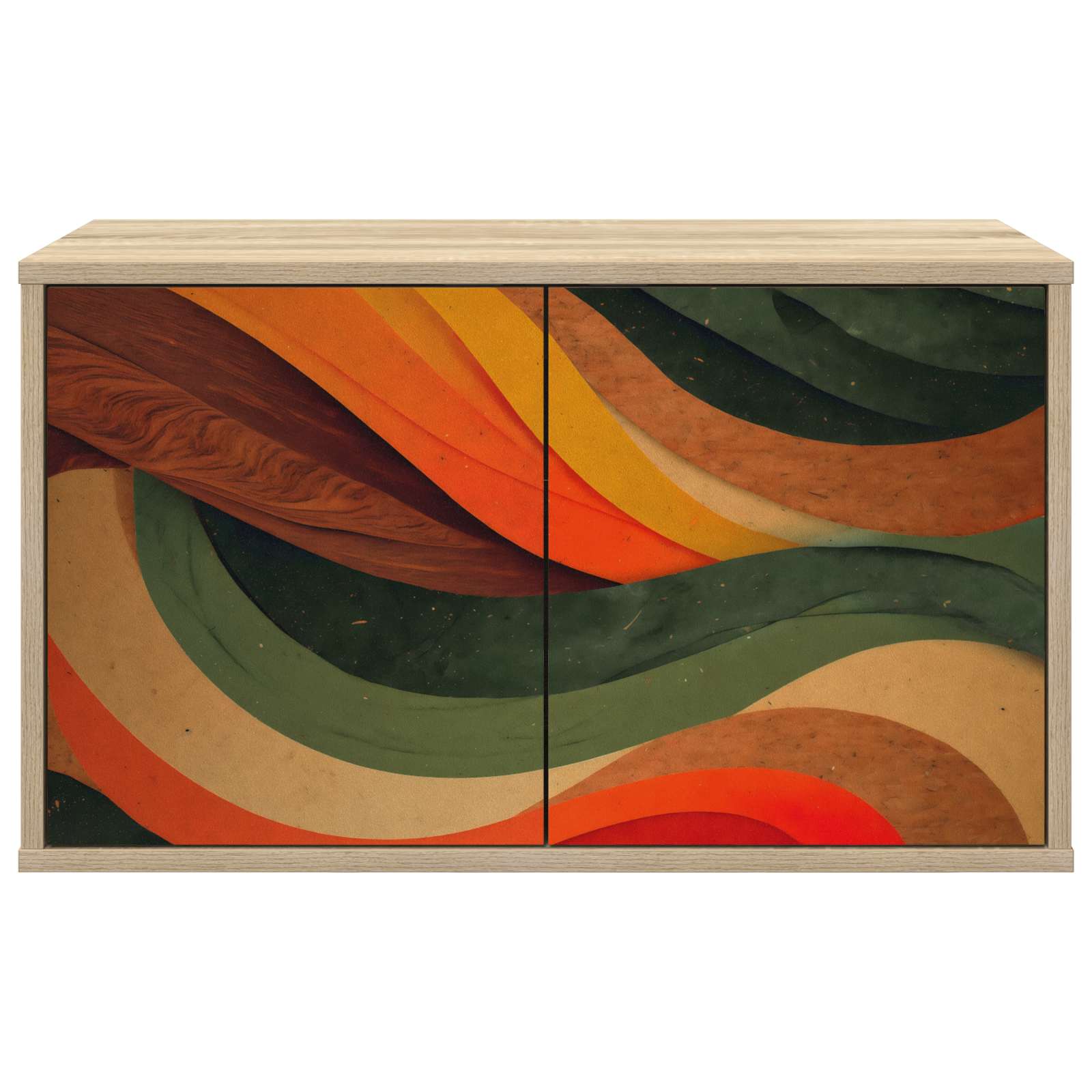 Κρεμαστός θρανίο τηλεόρασης BONN 69 x 33 x 40 εκ Sonoma Δρυς