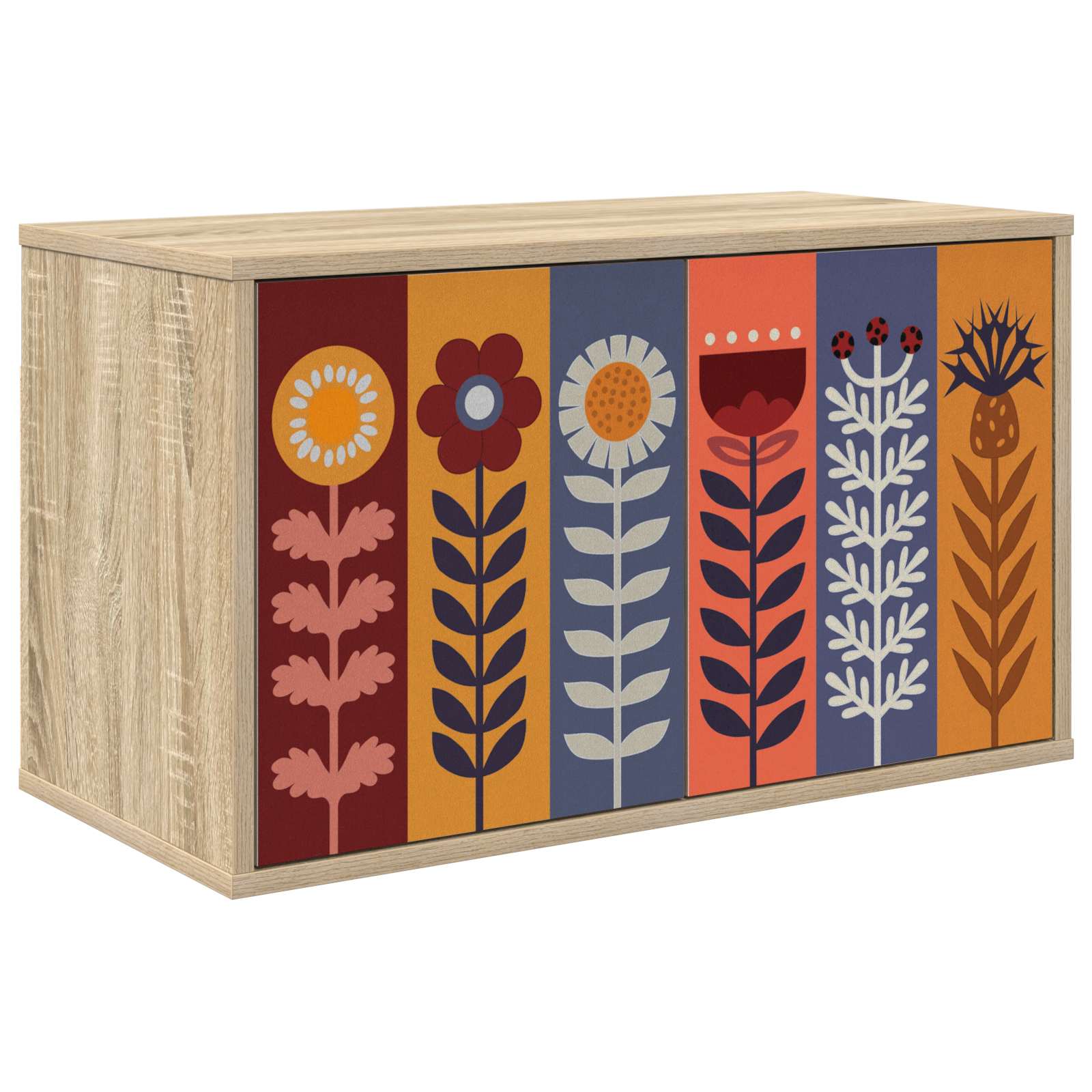 Κρεμαστός θρανίο τηλεόρασης ESSEN 69 x 33 x 40 εκ Sonoma Δρυς - Pakobazaar