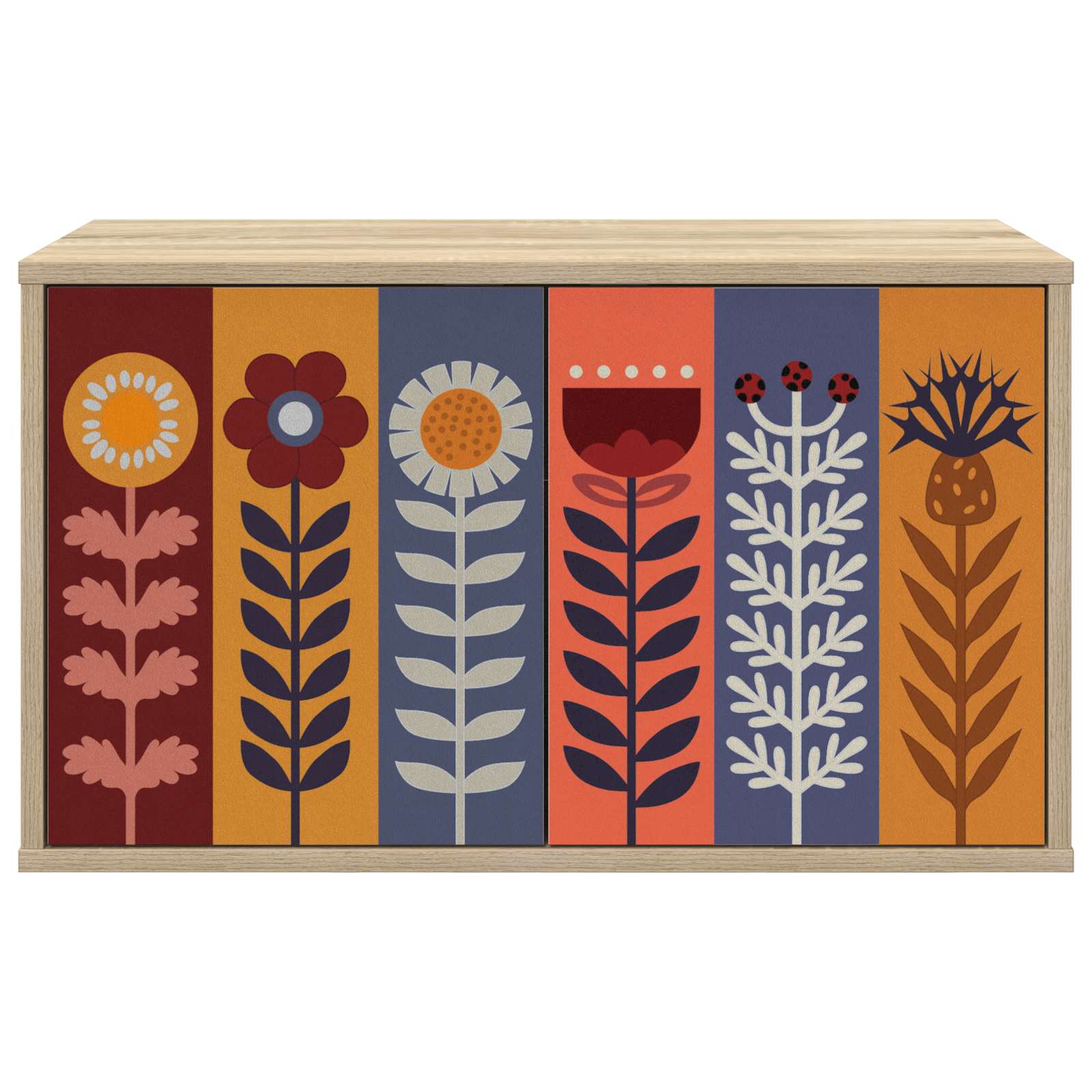 Κρεμαστός θρανίο τηλεόρασης ESSEN 69 x 33 x 40 εκ Sonoma Δρυς - Pakobazaar