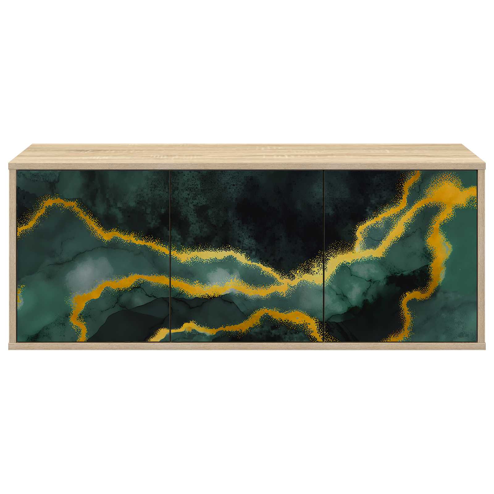 Κρεμαστός θρανίο τηλεόρασης WIJHE 102 x 33 x 40 εκ. Sonoma Δρυς - Pakobazaar
