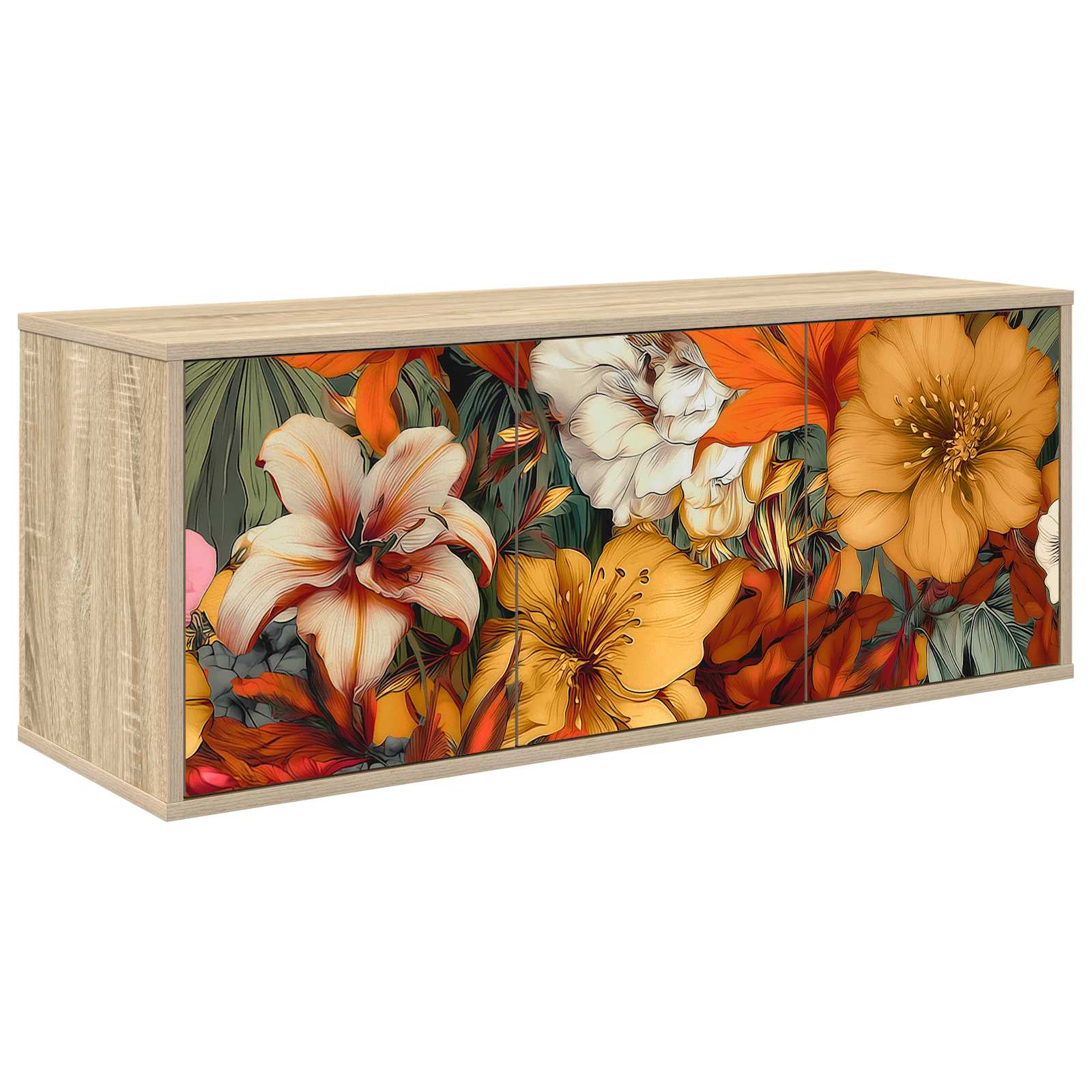 Κρεμαστός θρανίο τηλεόρασης GENNEP 102 x 33 x 40 εκ. - Pakobazaar