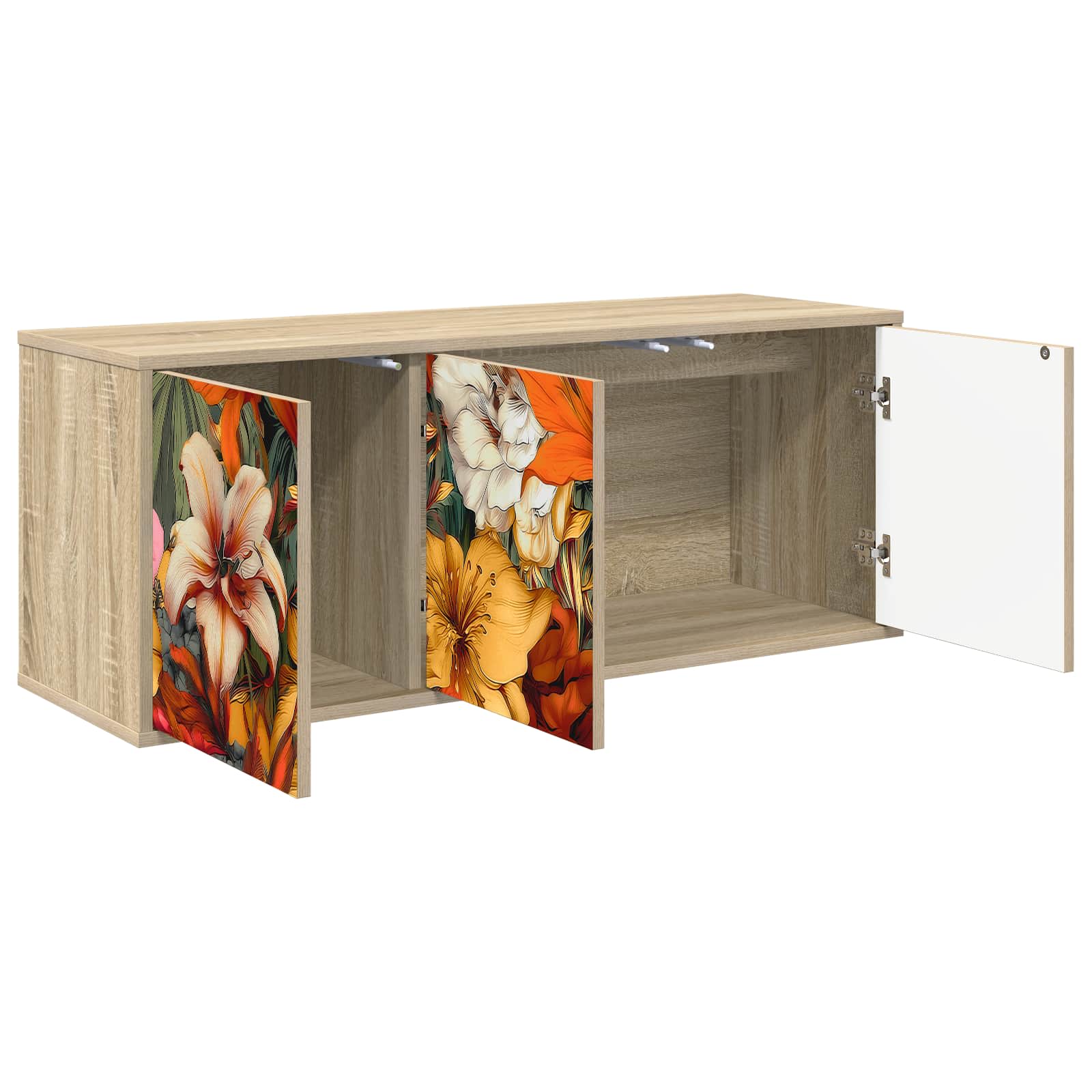 Κρεμαστός θρανίο τηλεόρασης GENNEP 102 x 33 x 40 εκ. - Pakobazaar