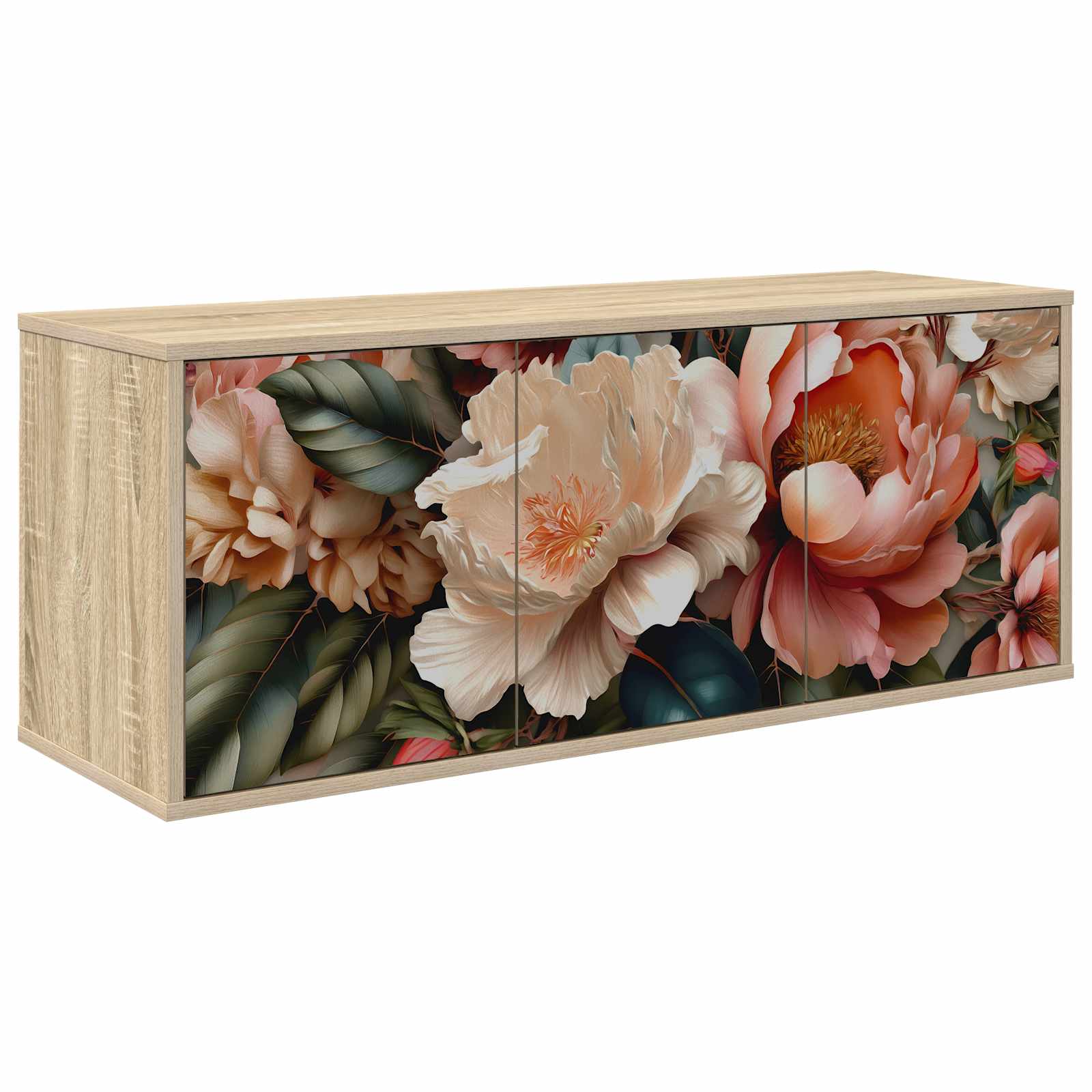 Κρεμαστός θρανίο τηλεόρασης BORNE 102 x 33 x 40 εκ. Sonoma Δρυς - Pakobazaar