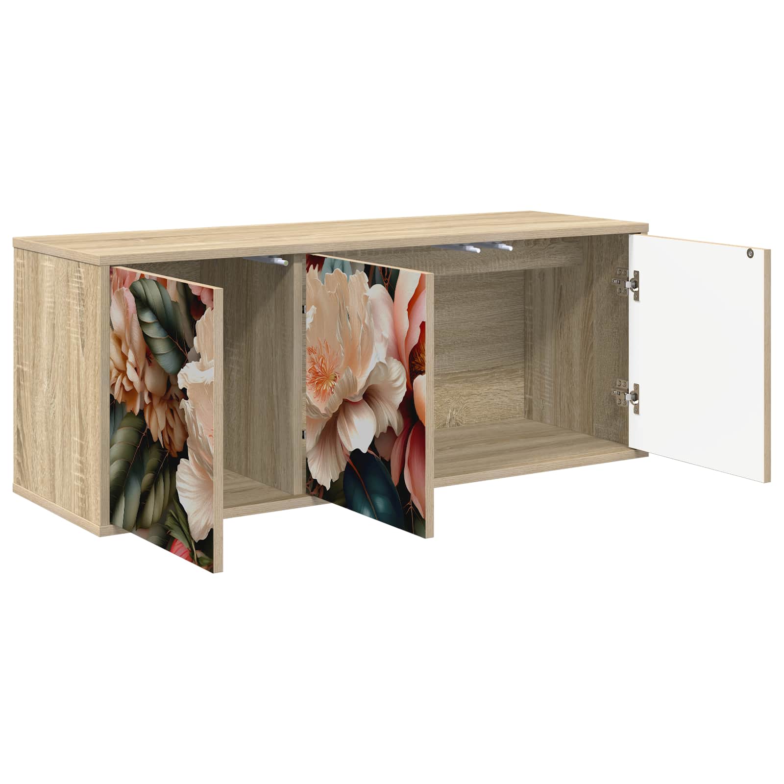 Κρεμαστός θρανίο τηλεόρασης BORNE 102 x 33 x 40 εκ. Sonoma Δρυς - Pakobazaar