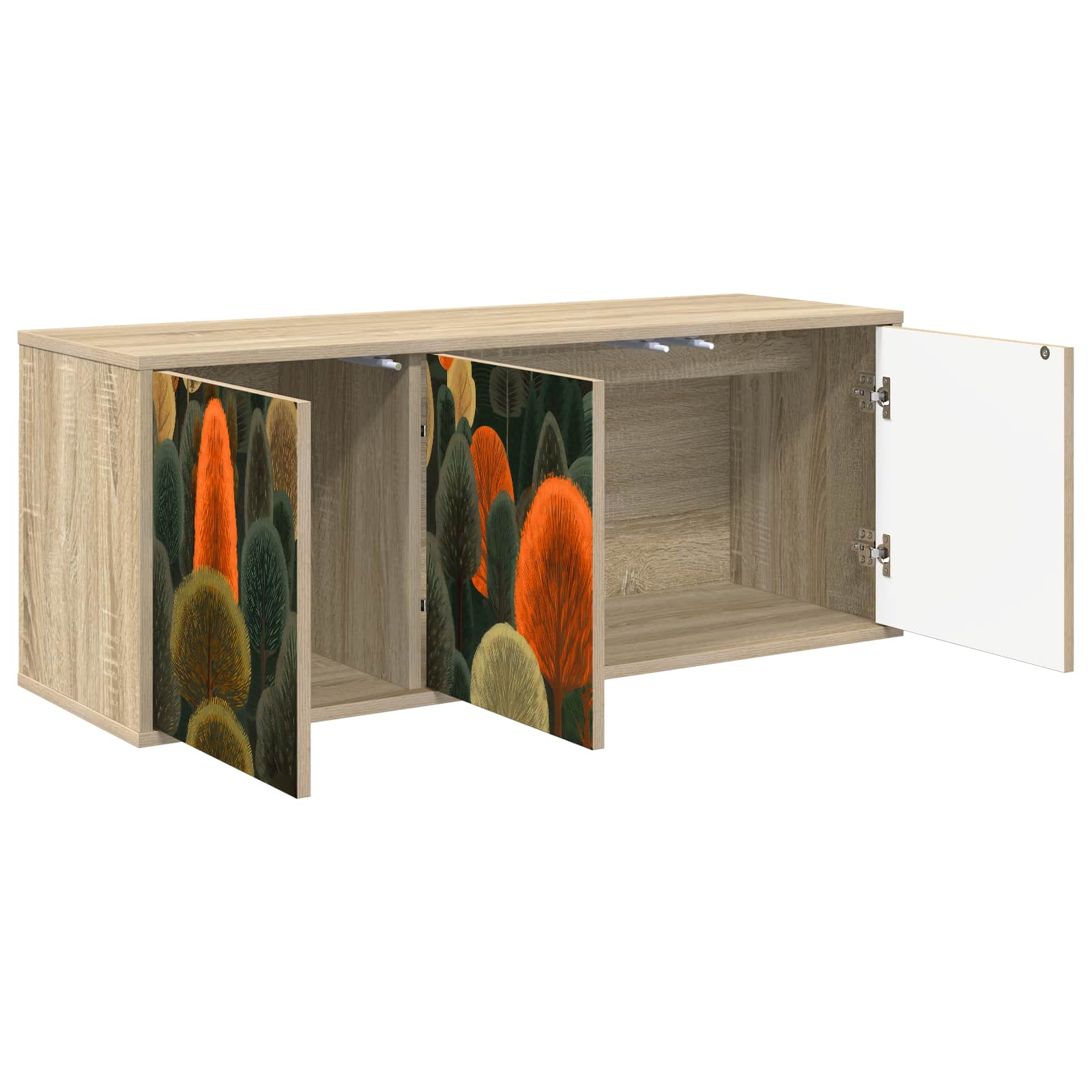 Κρεμαστός θρανίο τηλεόρασης ZAANDAM 102 x 33 x 40 εκ. - Pakobazaar