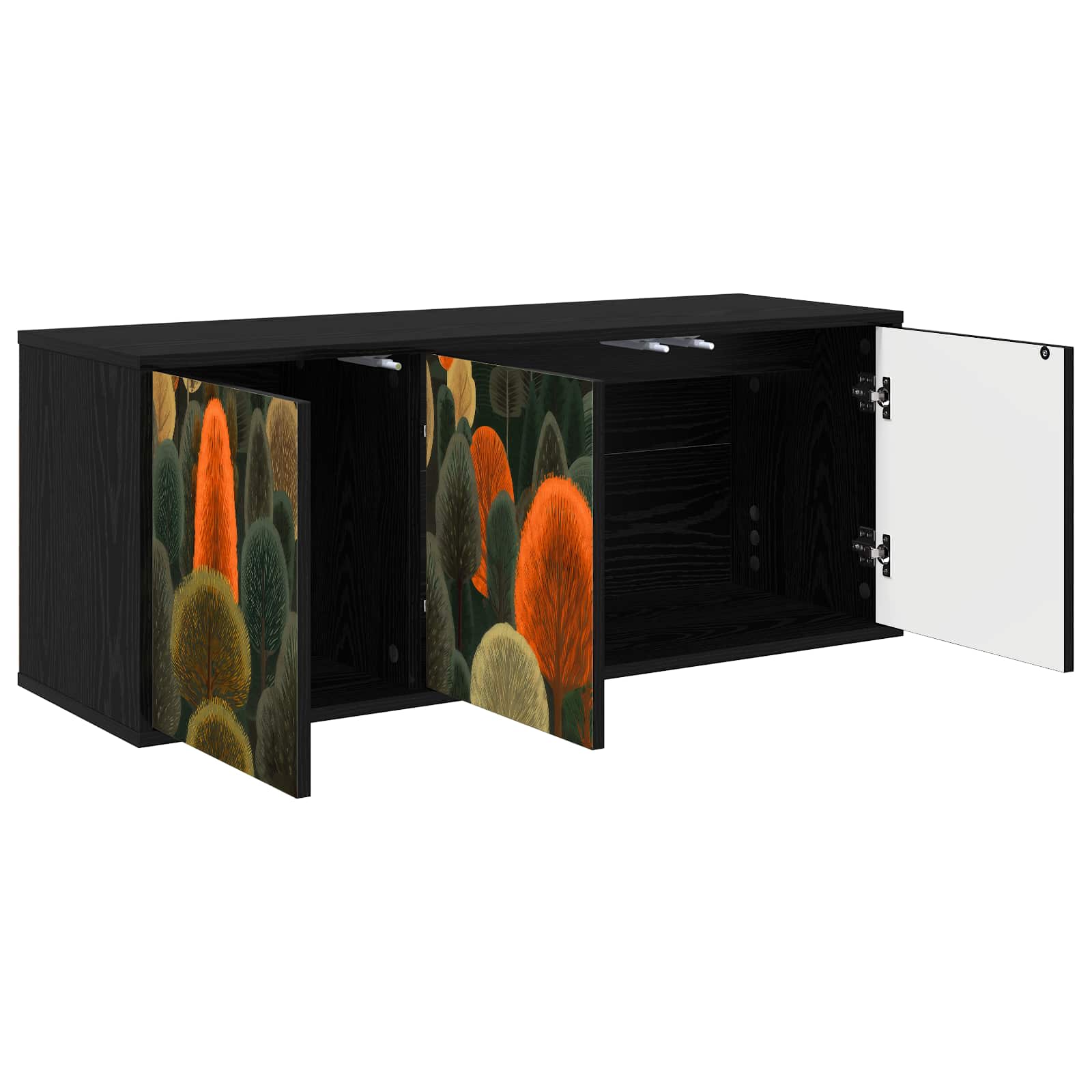 Κρεμαστός θρανίο τηλεόρασης ZAANDAM 102 x 33 x 40 εκ. - Pakobazaar