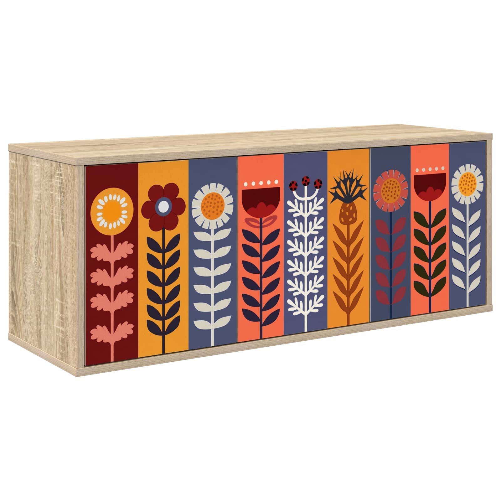 Κρεμαστός θρανίο τηλεόρασης ESSEN 102 x 33 x 40 εκ. Sonoma Δρυς - Pakobazaar