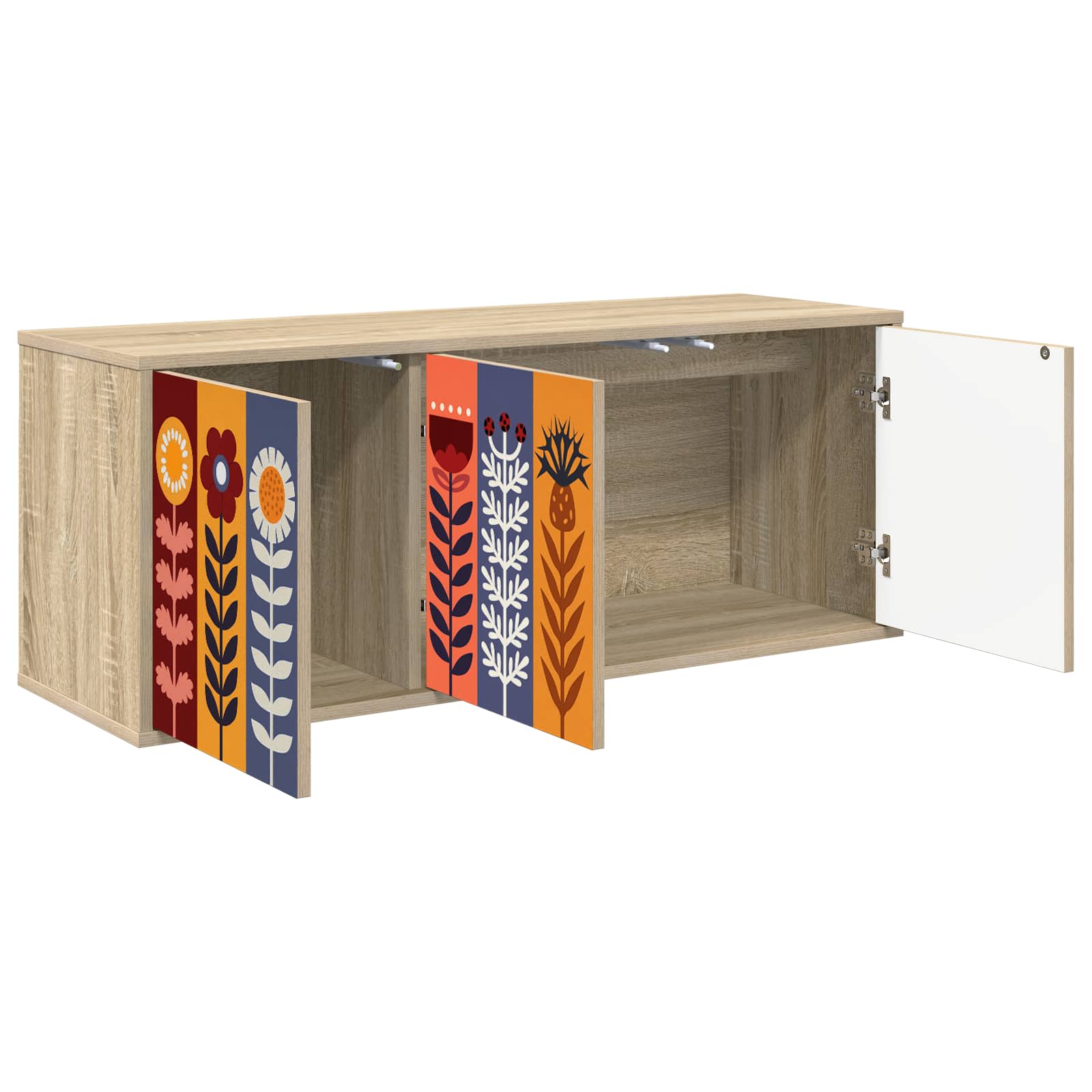 Κρεμαστός θρανίο τηλεόρασης ESSEN 102 x 33 x 40 εκ. Sonoma Δρυς - Pakobazaar