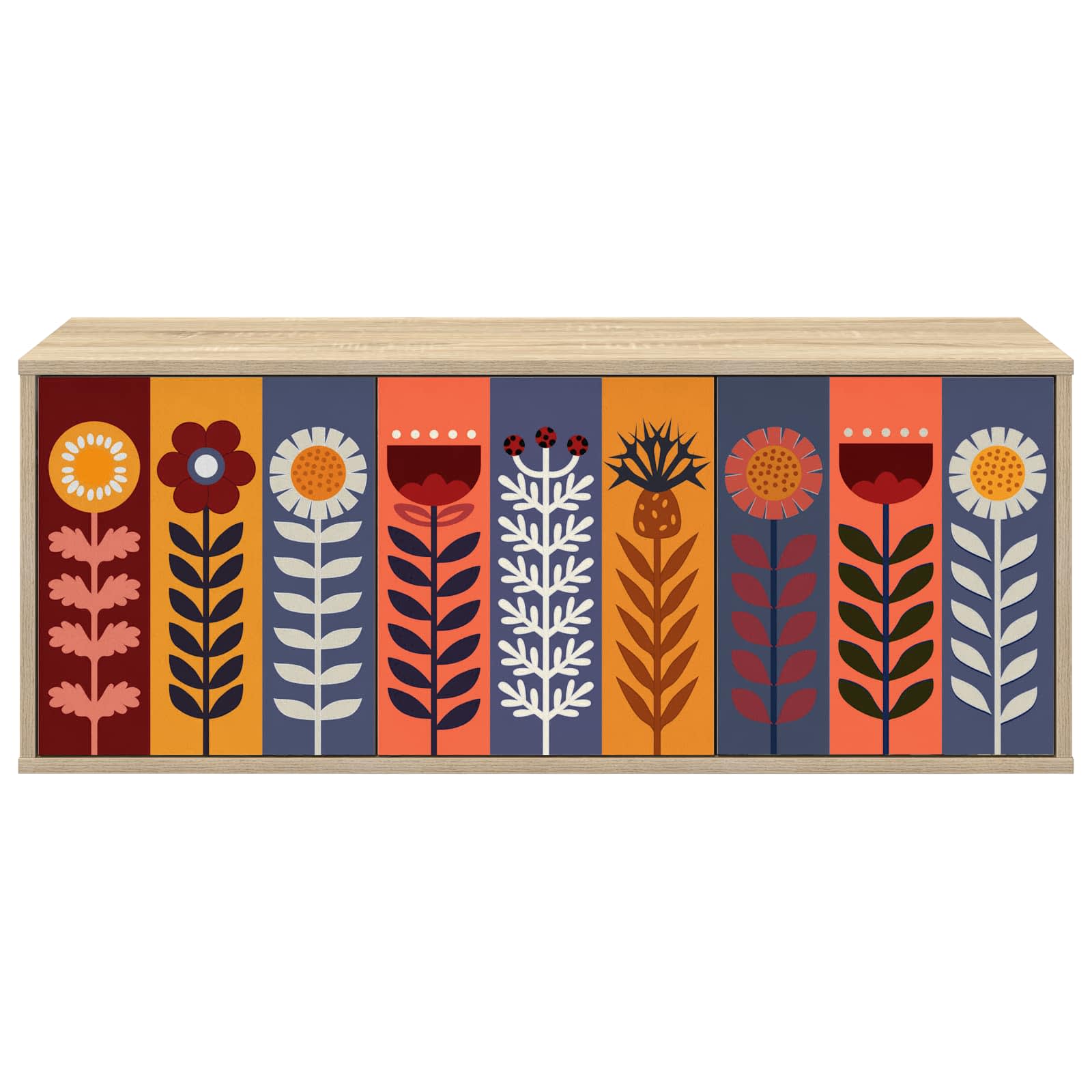 Κρεμαστός θρανίο τηλεόρασης ESSEN 102 x 33 x 40 εκ. Sonoma Δρυς - Pakobazaar