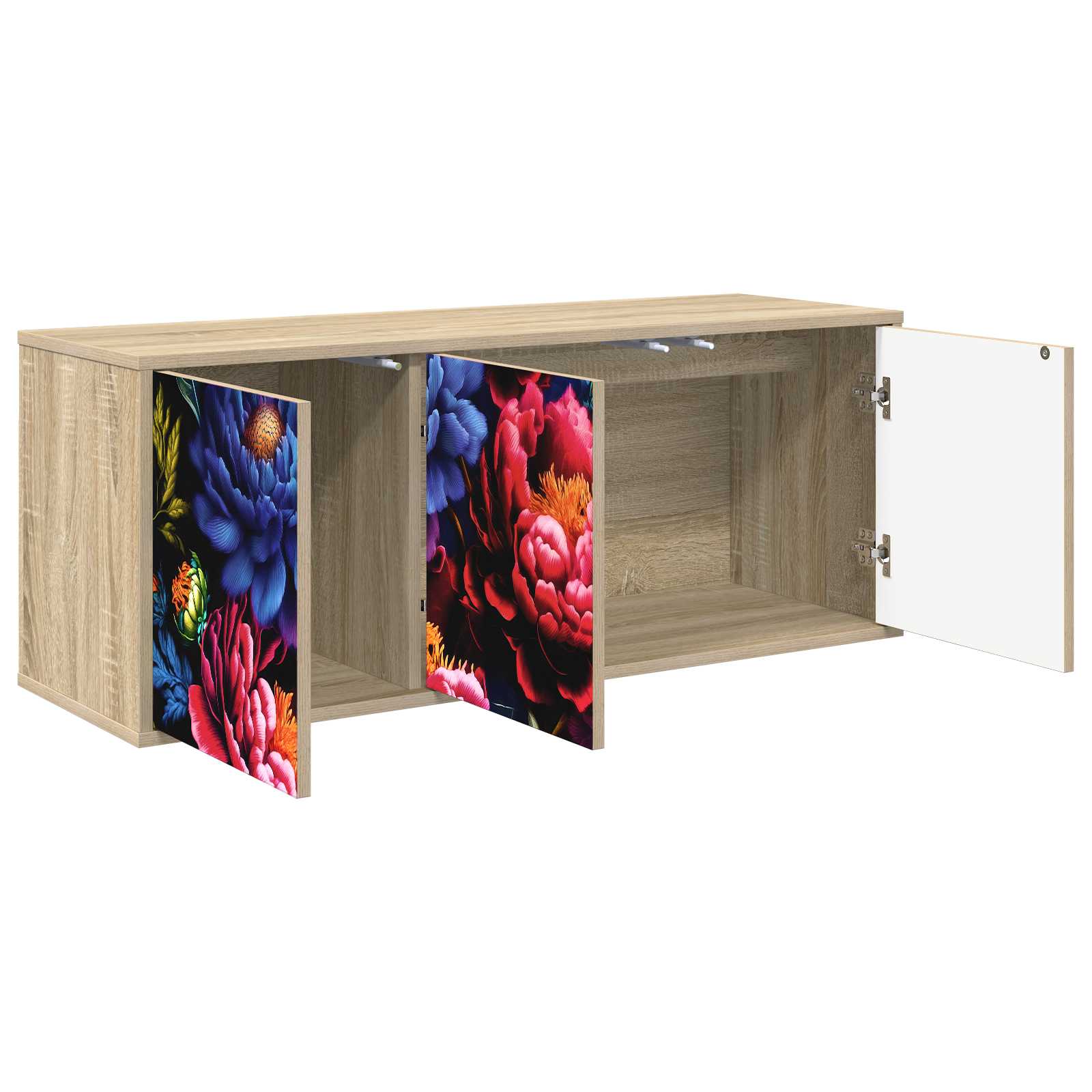 Κρεμαστός θρανίο τηλεόρασης KIEL 102 x 33 x 40 εκ. Sonoma Δρυς - Pakobazaar