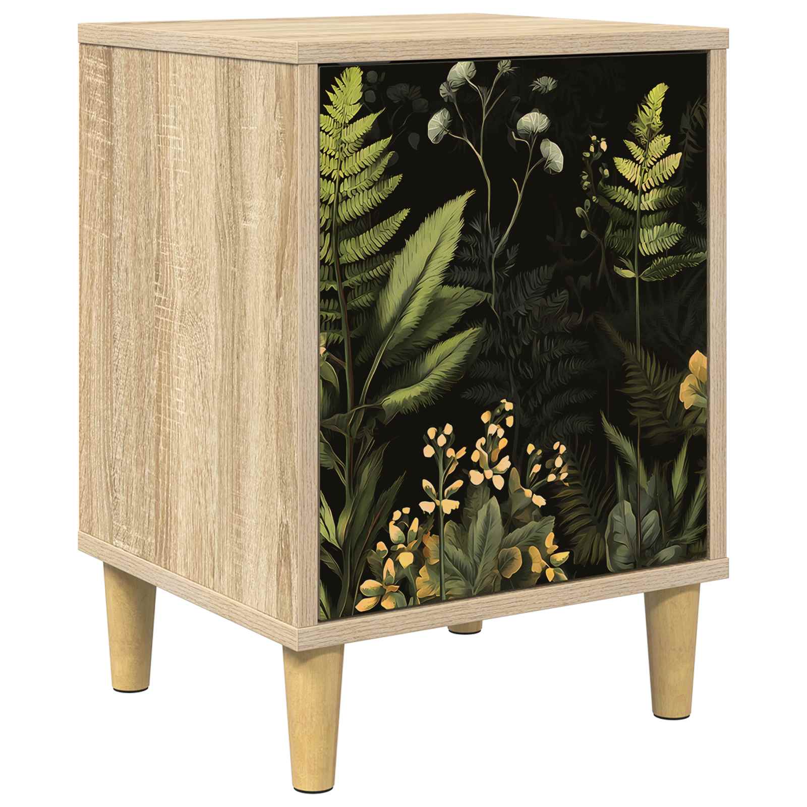 Κομοδίνο RHENEN Sonoma Δρυς 36 x 33 x 50 εκ. Επεξεργασμένο Ξύλο