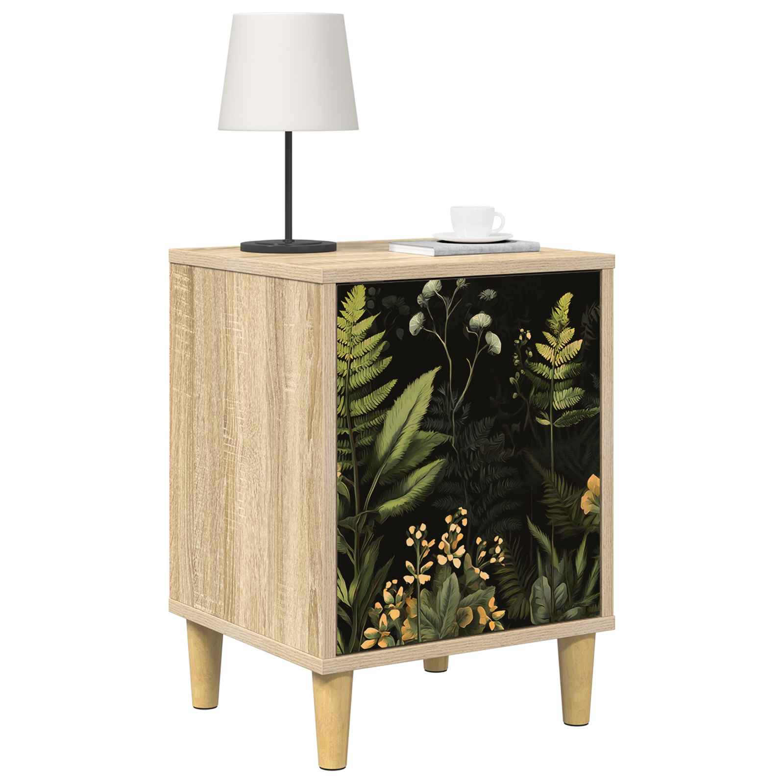 Κομοδίνο RHENEN Sonoma Δρυς 36 x 33 x 50 εκ. Επεξεργασμένο Ξύλο