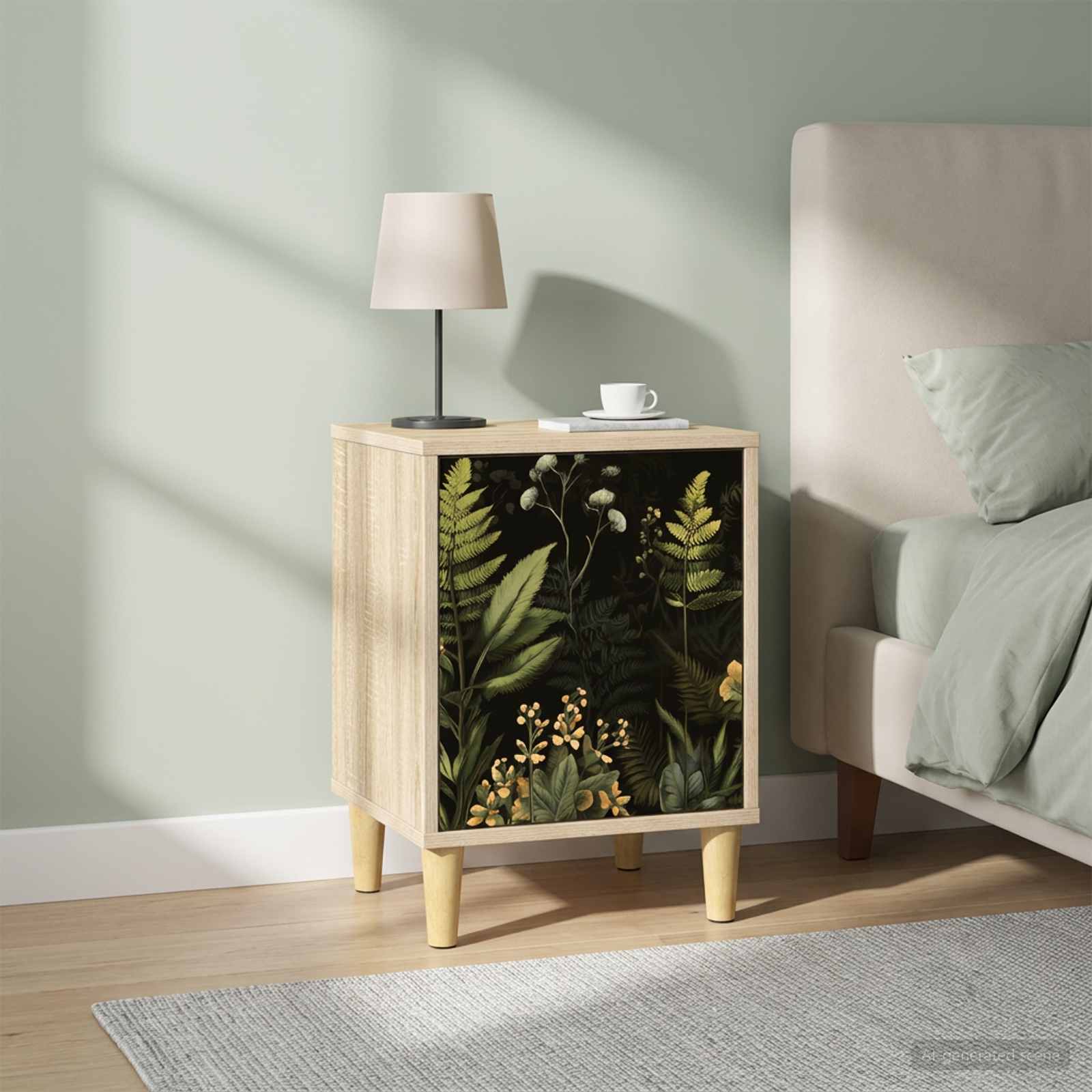 Κομοδίνο RHENEN 2 τμχ. Sonoma Δρυς 36 x 33 x 50 εκ. - Pakobazaar
