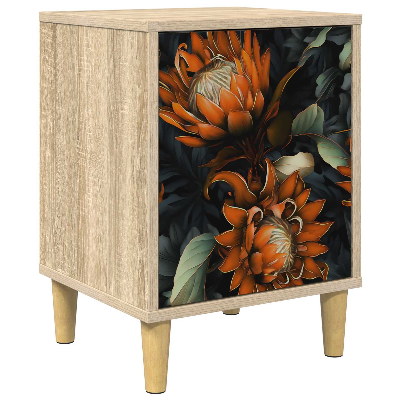 Κομοδίνο LOCHEM Sonoma Δρυς 36 x 33 x 50 εκ. Επεξεργασμένο Ξύλο