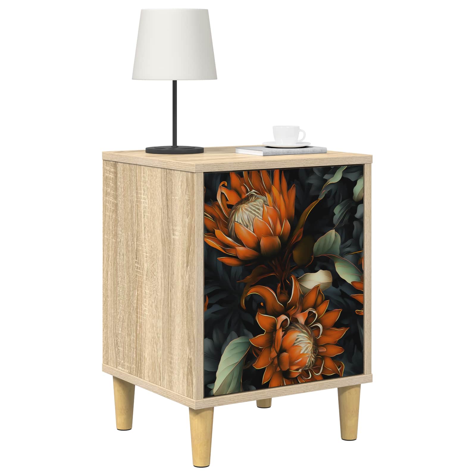 Κομοδίνο LOCHEM Sonoma Δρυς 36 x 33 x 50 εκ. Επεξεργασμένο Ξύλο
