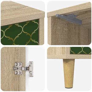 Κομοδίνο GELEEN Sonoma Δρυς 36 x 33 x 50 εκ. Επεξεργασμένο Ξύλο