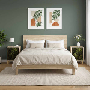 Κομοδίνο ELBURG 2 τμχ. Sonoma Δρυς 36 x 33 x 50 εκ.