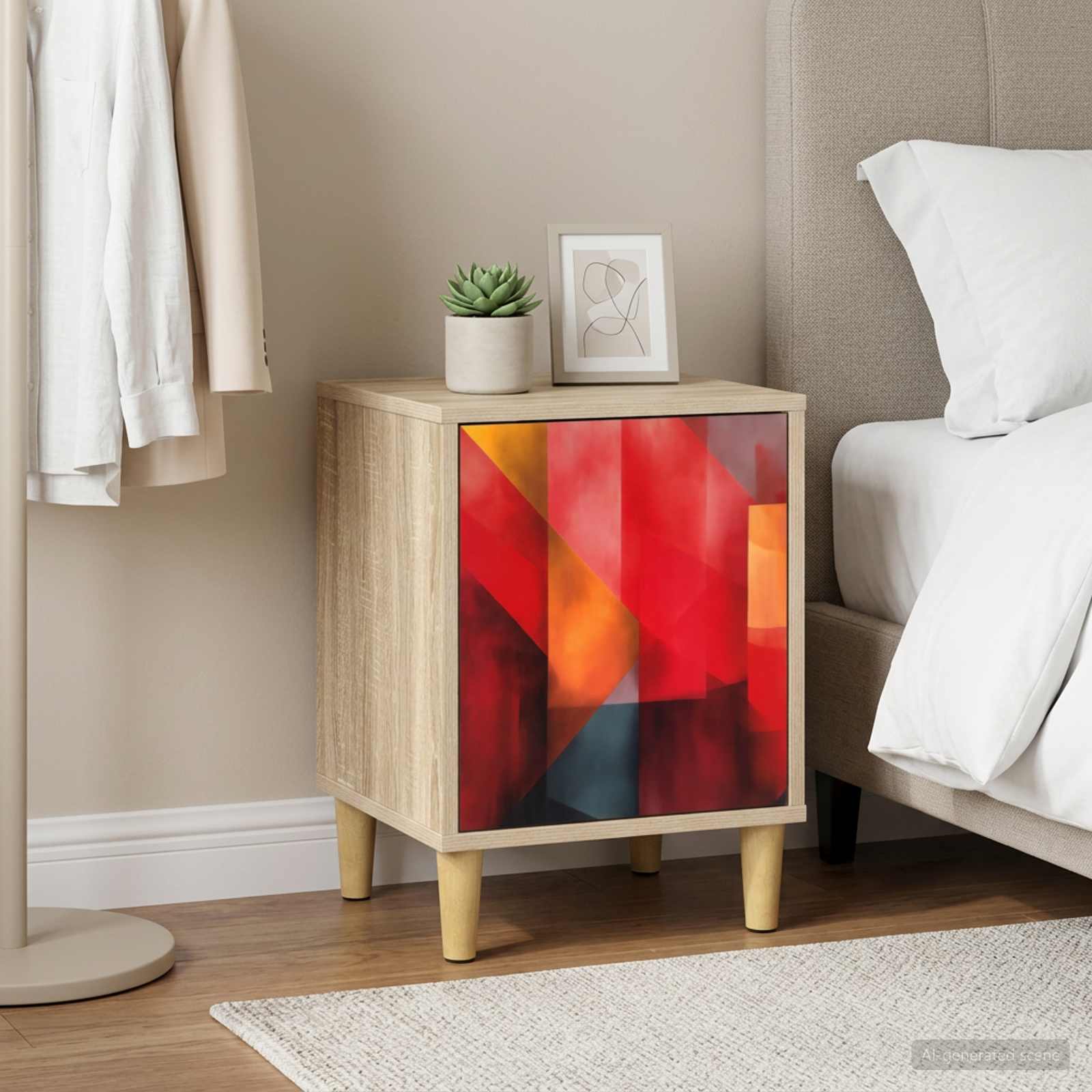Κομοδίνο HEESCH Sonoma Δρυς 36 x 33 x 50 εκ. Επεξεργασμένο Ξύλο