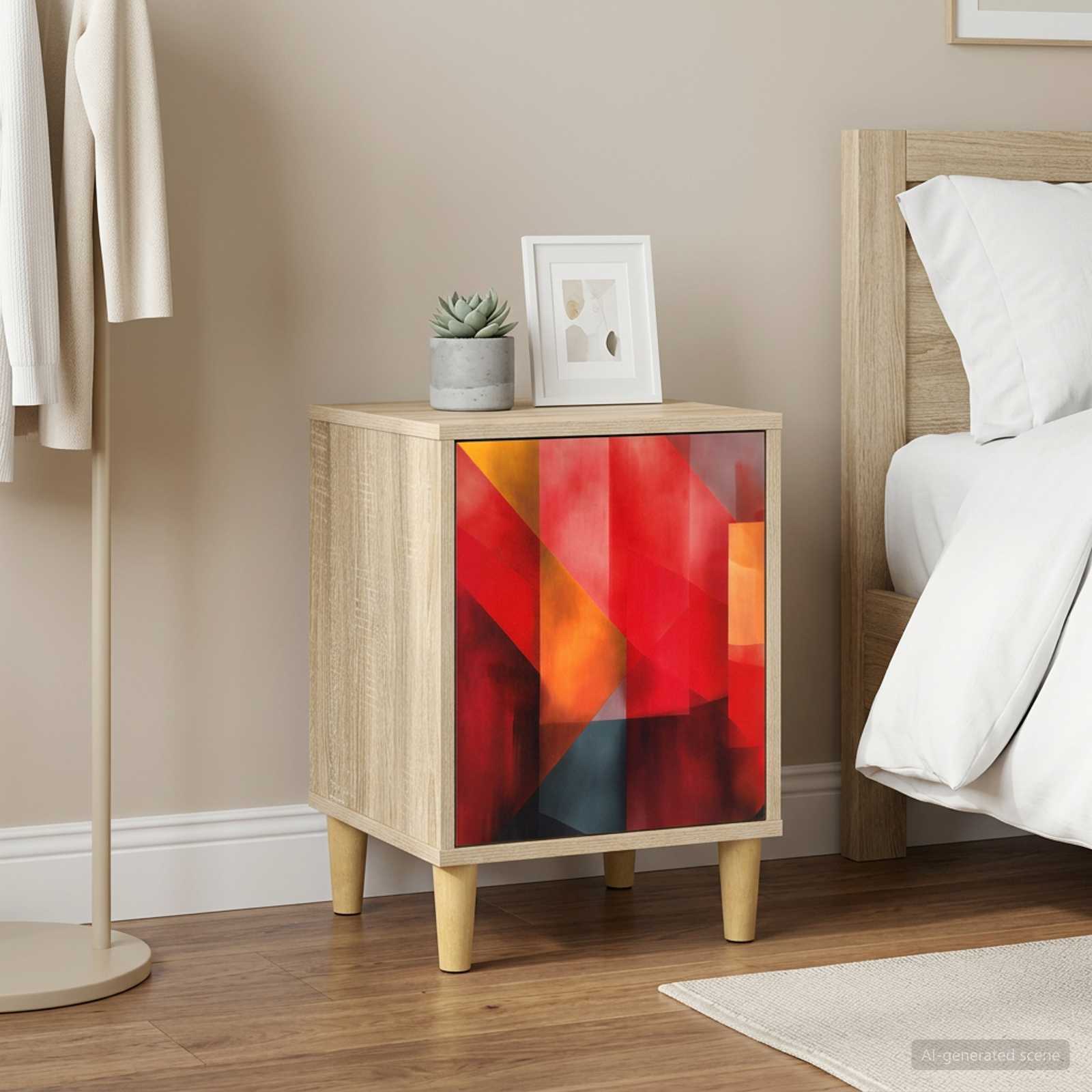 Κομοδίνο HEESCH 2 τμχ. Sonoma Δρυς 36 x 33 x 50 εκ.