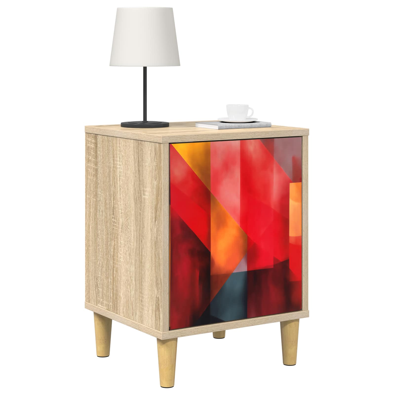 Κομοδίνο HEESCH 2 τμχ. Sonoma Δρυς 36 x 33 x 50 εκ.