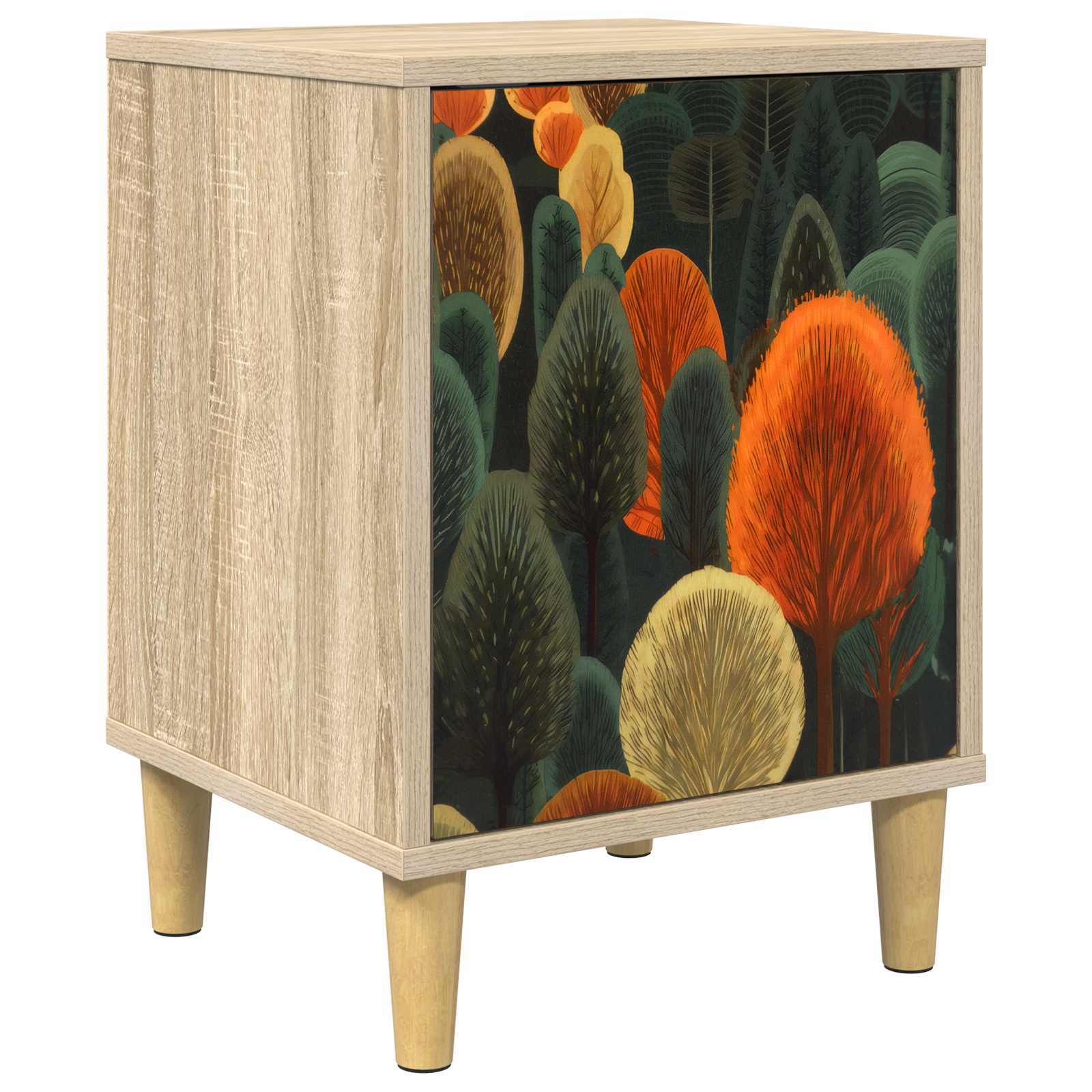 Κομοδίνο ZAANDAM Sonoma Δρυς 36 x 33 x 50 εκ.