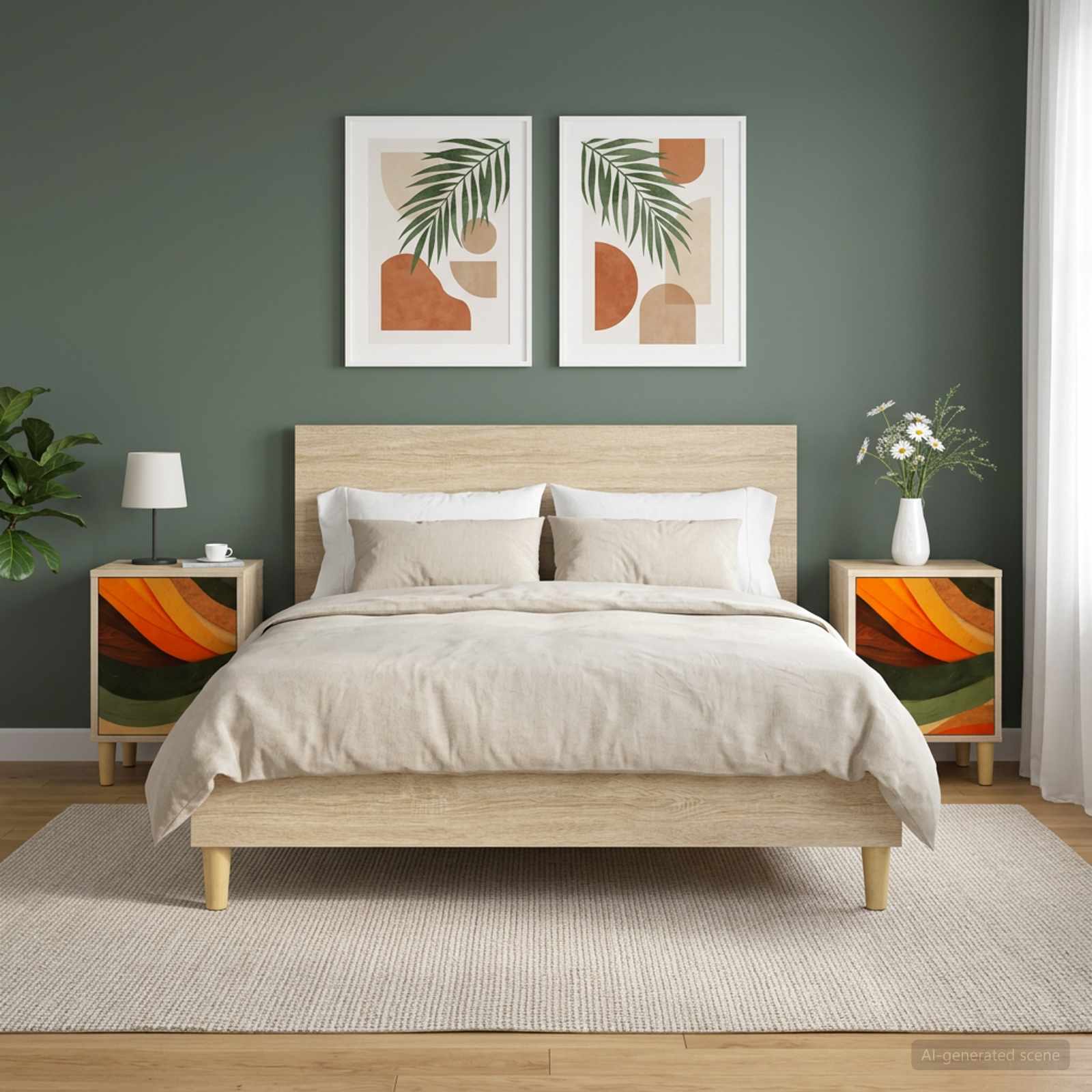 Κομοδίνο BONN 2 τμχ. Sonoma Δρυς 36 x 33 x 50 εκ. - Pakobazaar