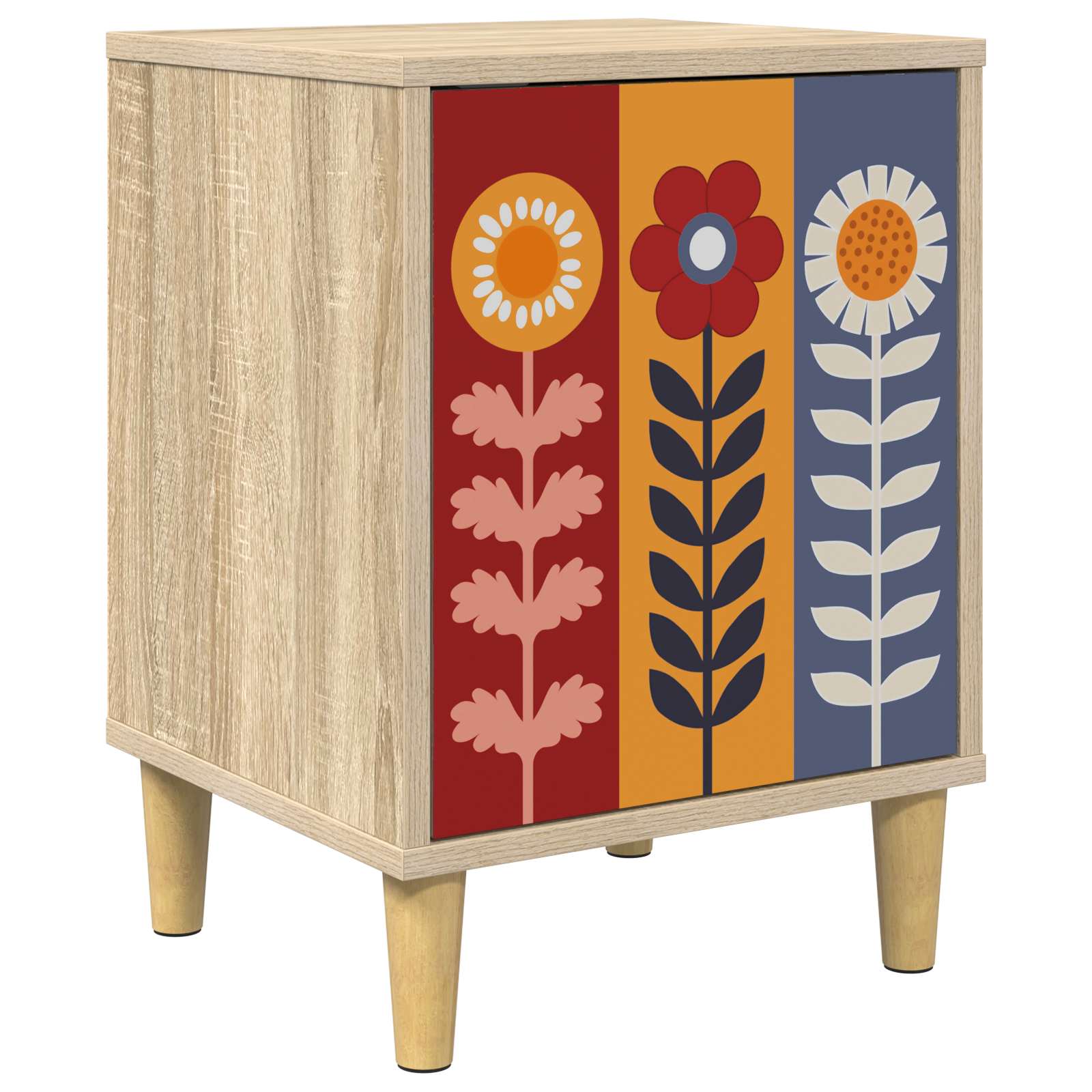Κομοδίνο ESSEN Sonoma Δρυς 36 x 33 x 50 εκ. Επεξεργασμένο Ξύλο - Pakobazaar