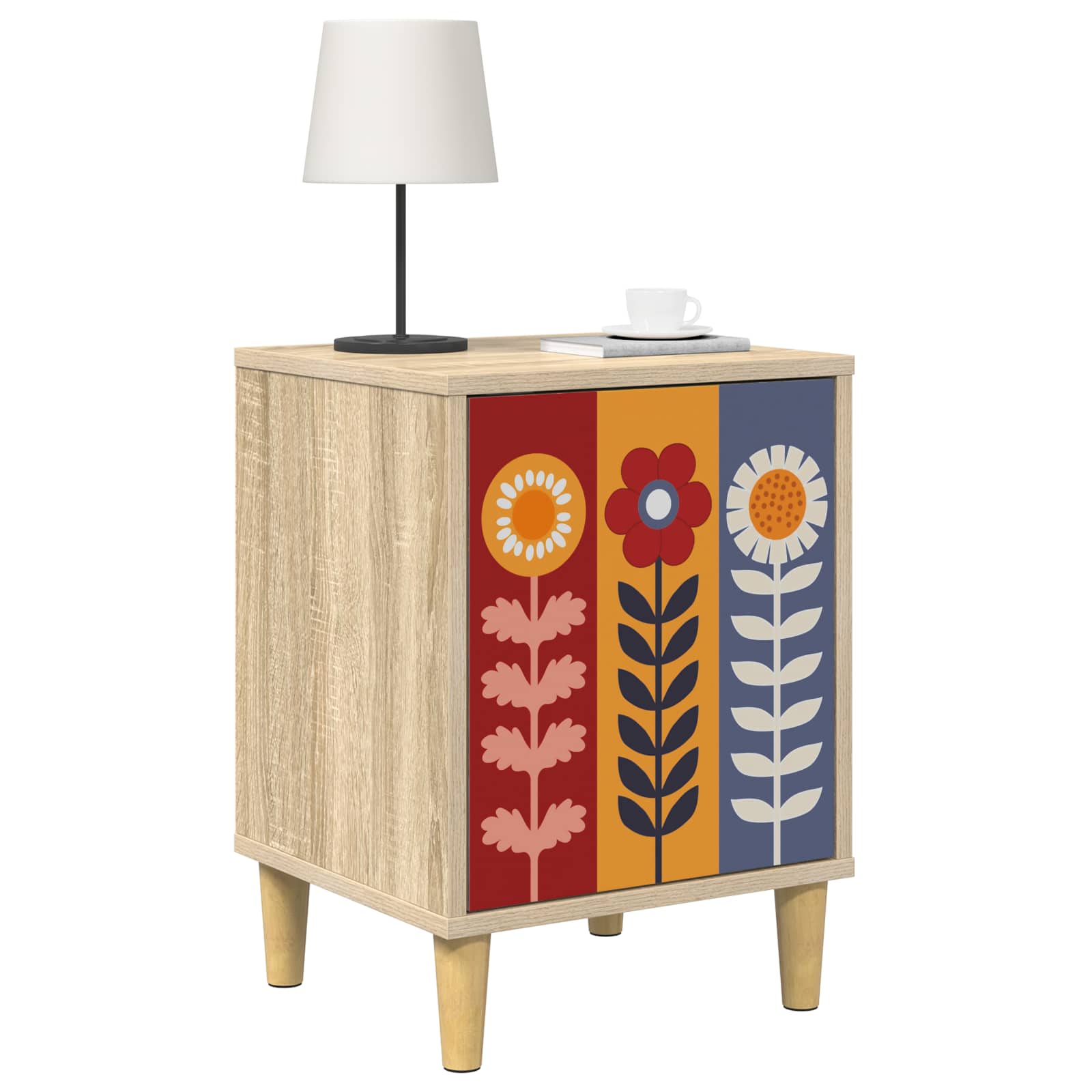 Κομοδίνο ESSEN Sonoma Δρυς 36 x 33 x 50 εκ. Επεξεργασμένο Ξύλο - Pakobazaar