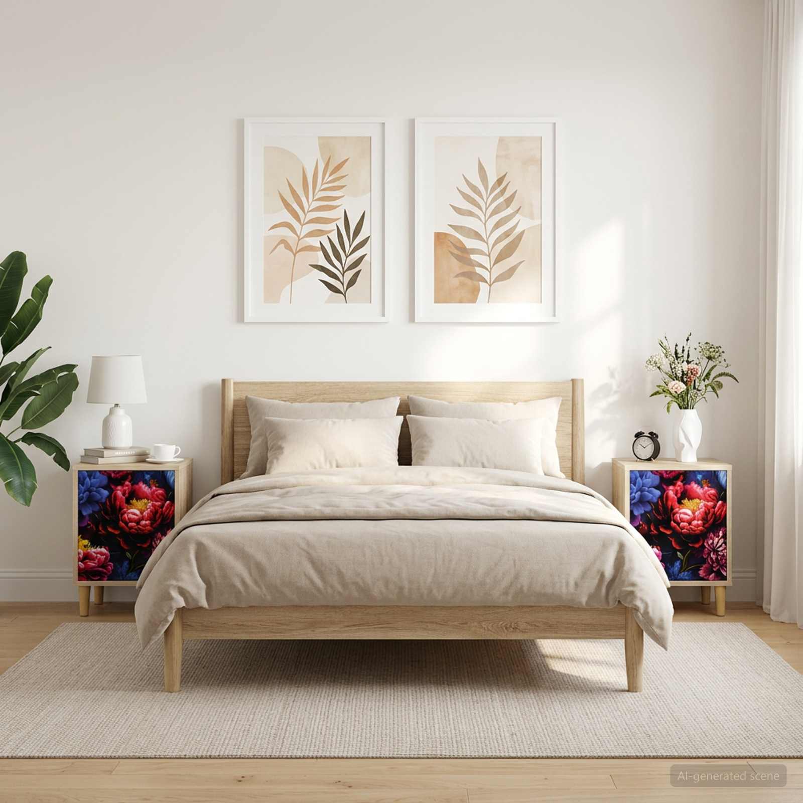 Κομοδίνο KIEL 2 τμχ. Sonoma Δρυς 36 x 33 x 50 εκ.