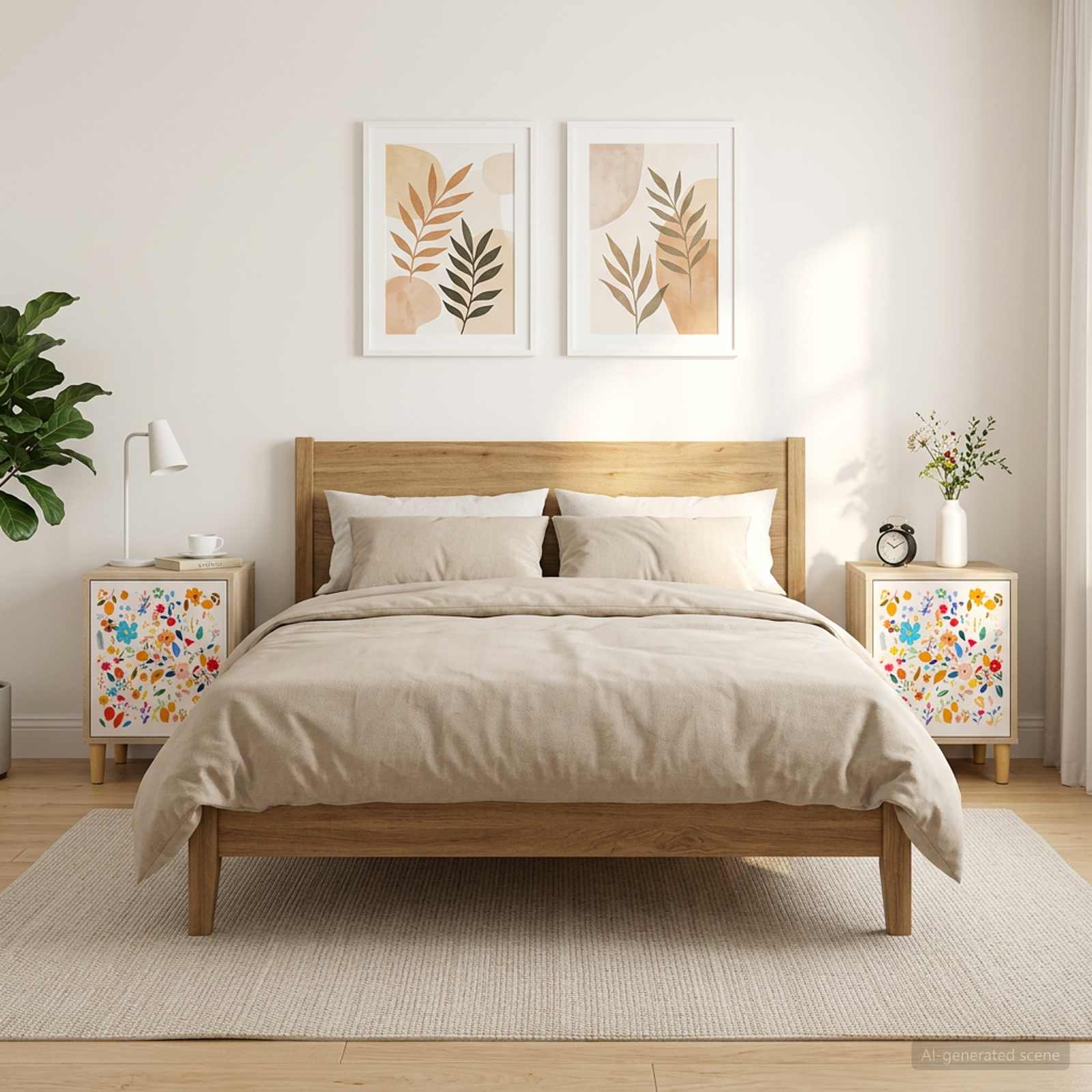 Κομοδίνο MAINZ 2 τμχ. Sonoma Δρυς 36 x 33 x 50 εκ. - Pakobazaar
